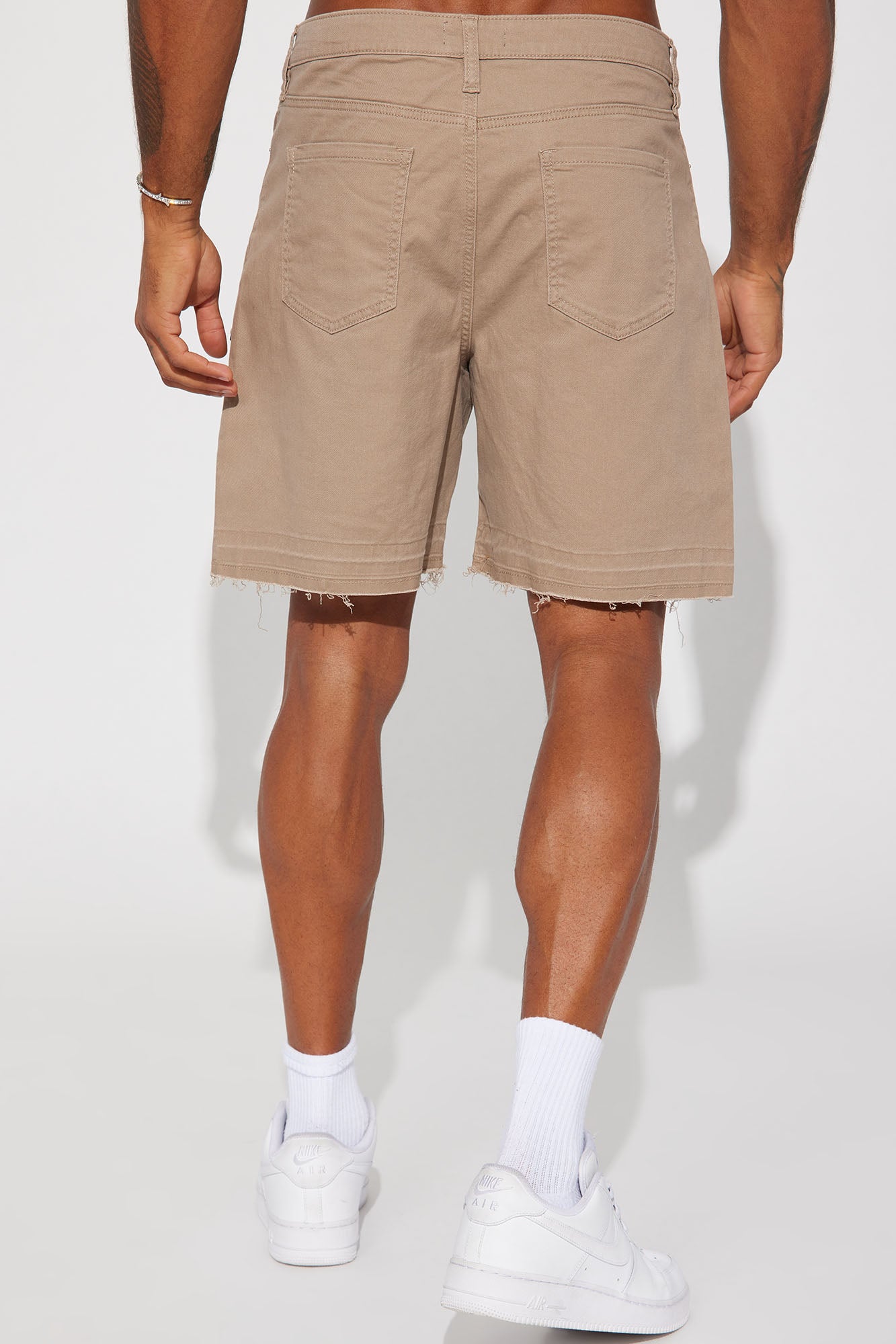 Stay On My Mind Relaxed Utility Short - Taupe