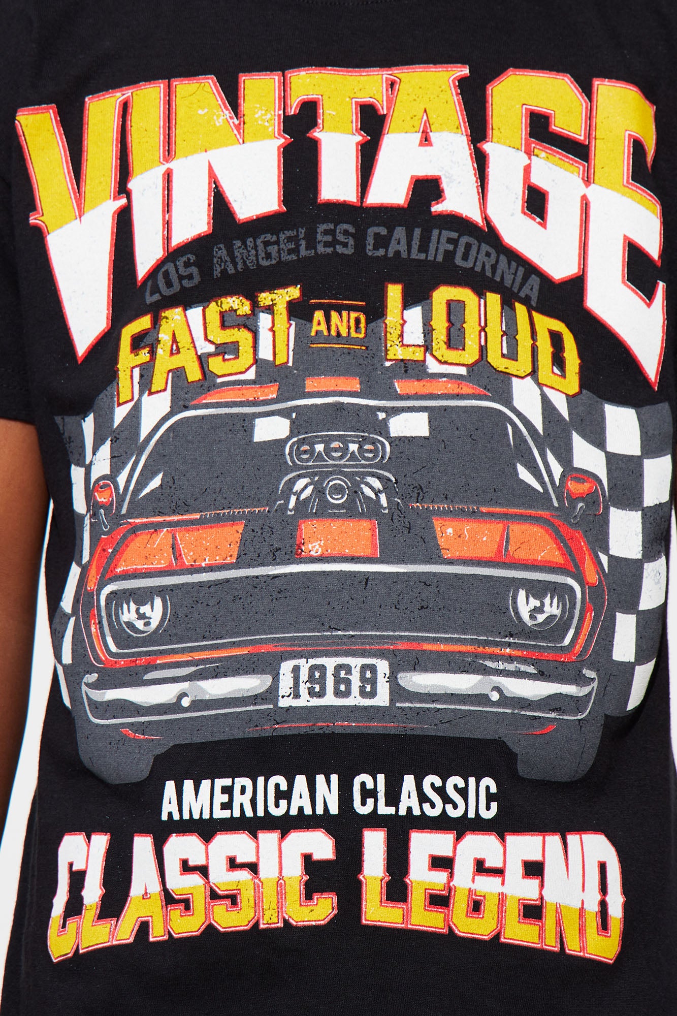 Mini Fast And Loud Short Sleeve Tee - Black