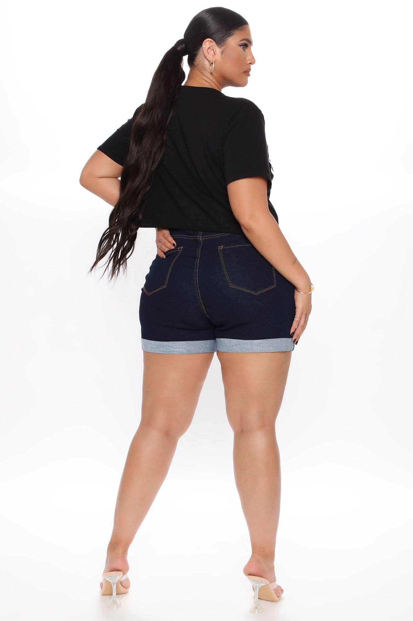 Carter Denim Shorts - Dark Denim