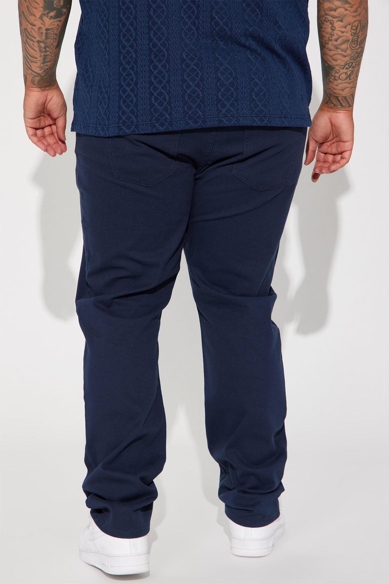 Mike Straight Taper Jeans - Navy