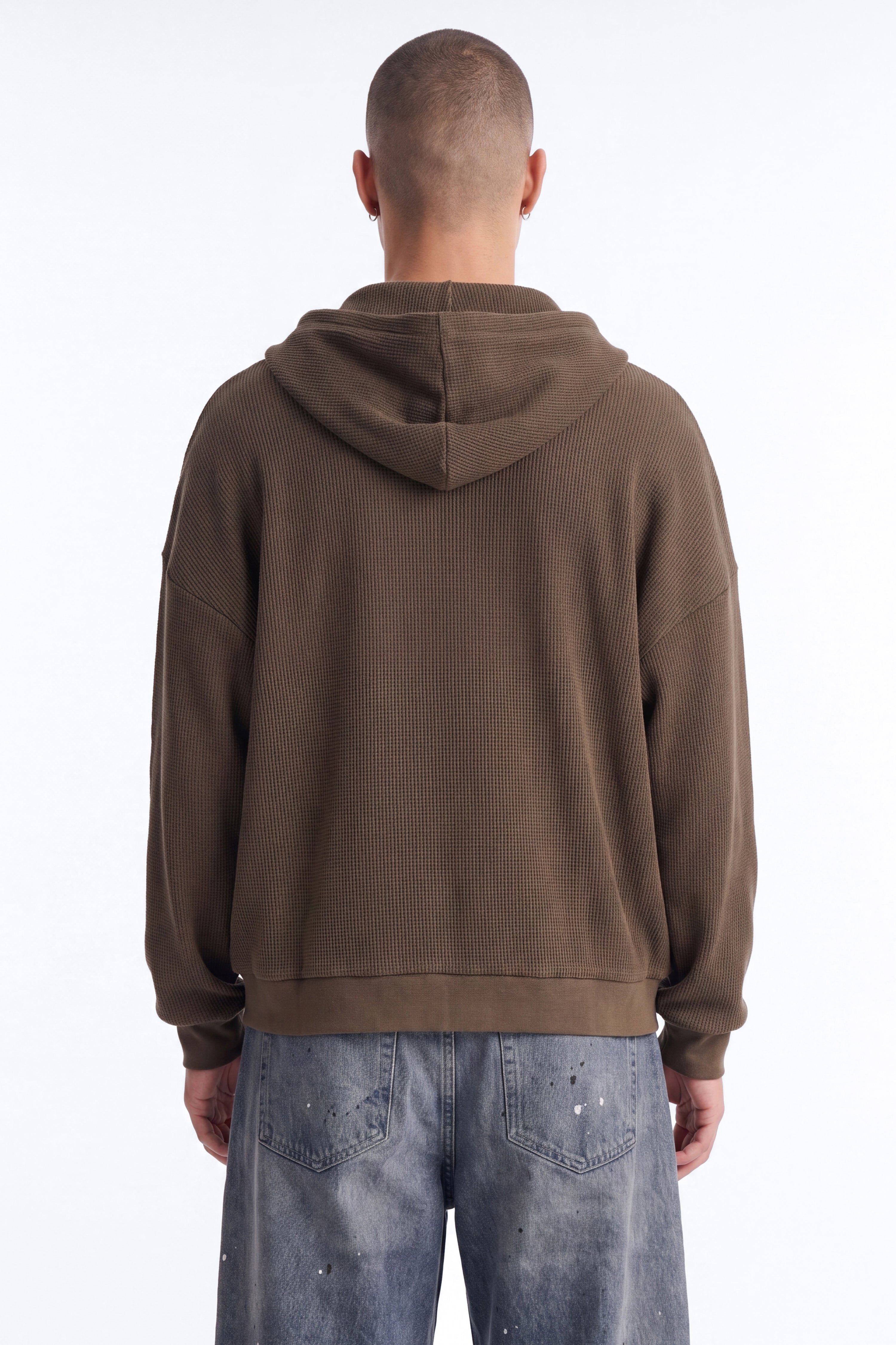Modern Wash Zip Up Hoodie - Olive