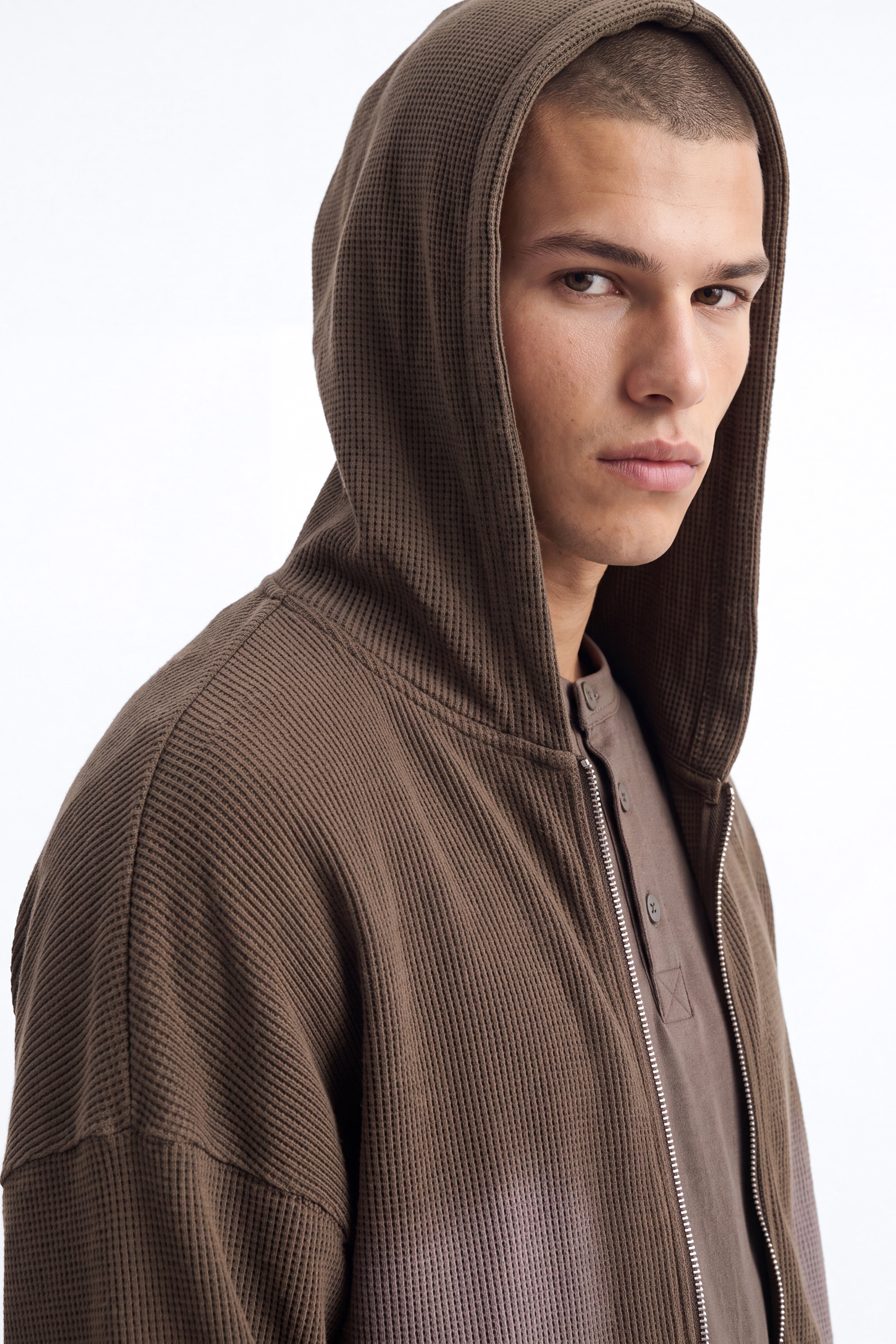 Modern Wash Zip Up Hoodie - Olive