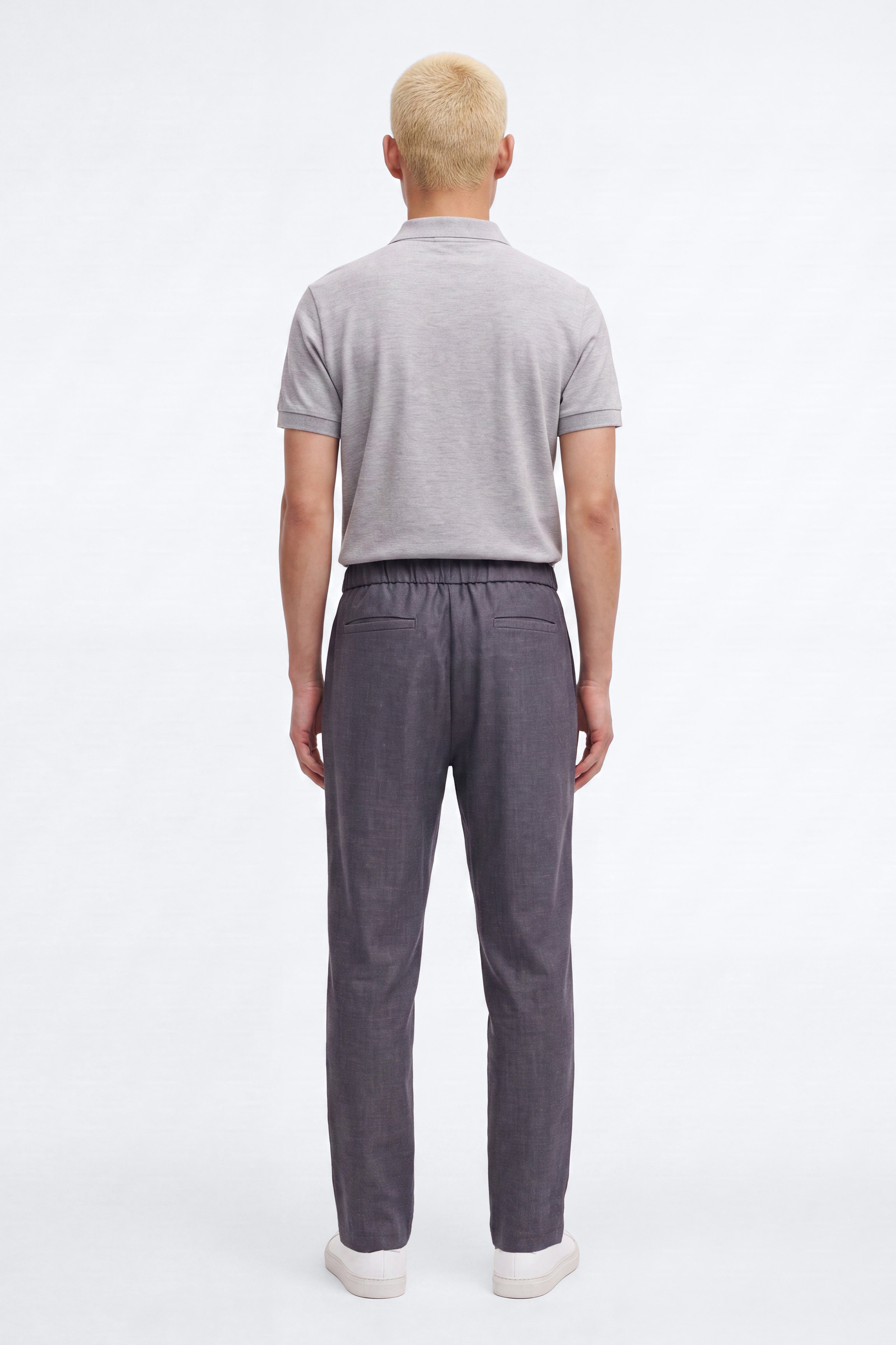 Laurel Linen Relaxed Pant - Navy/combo