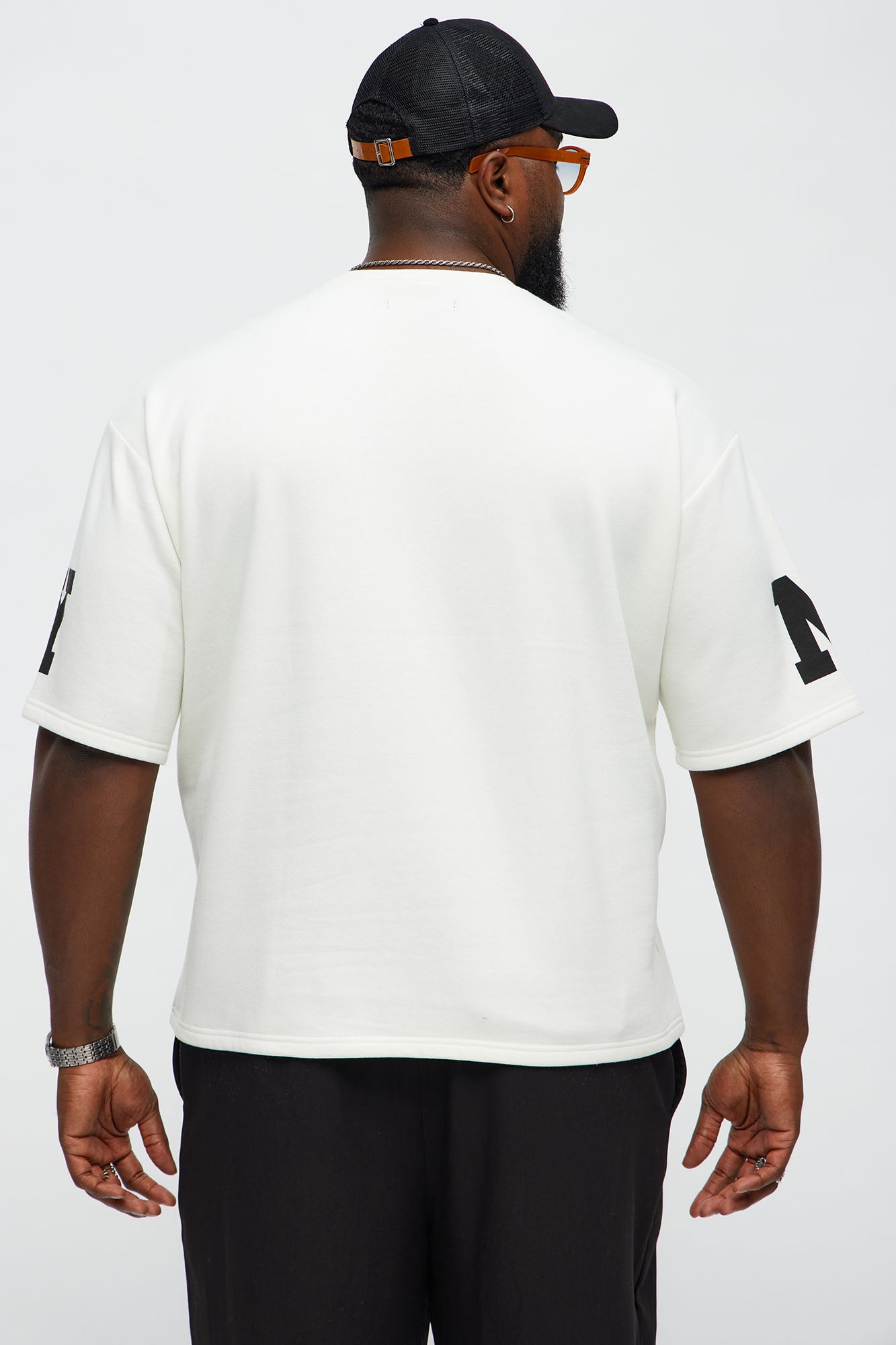 Athletic Oversized Tee - White