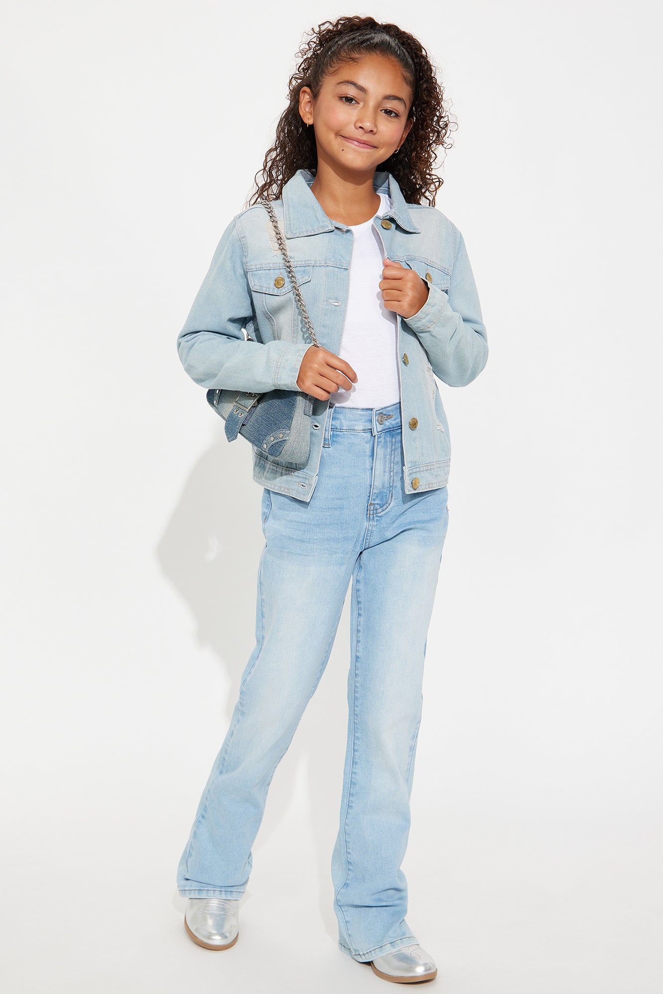 Mini Keeps Getting Better Denim Jacket - Light Wash