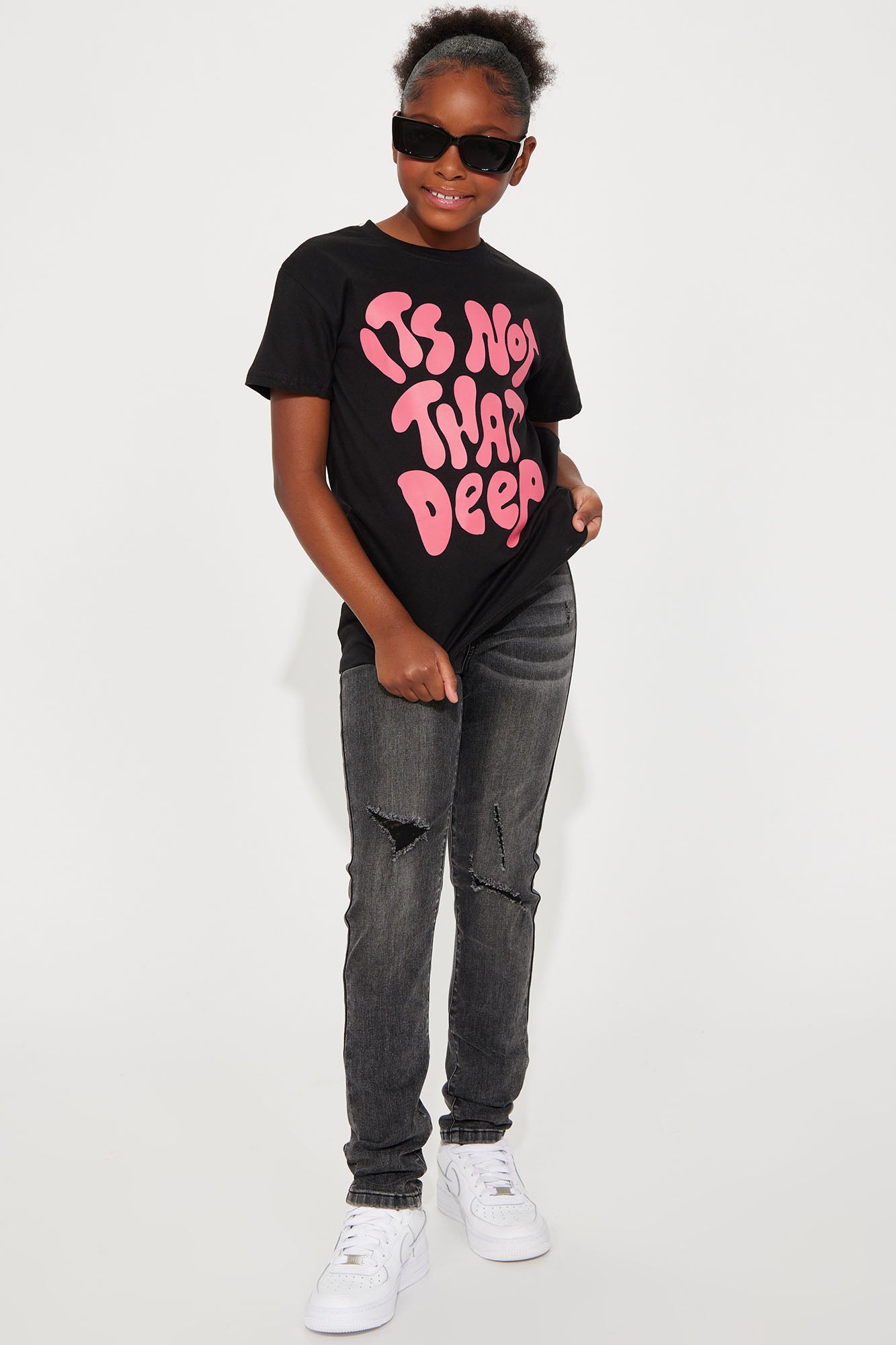 Mini Living Life Stretch Skinny Jeans - Black Wash