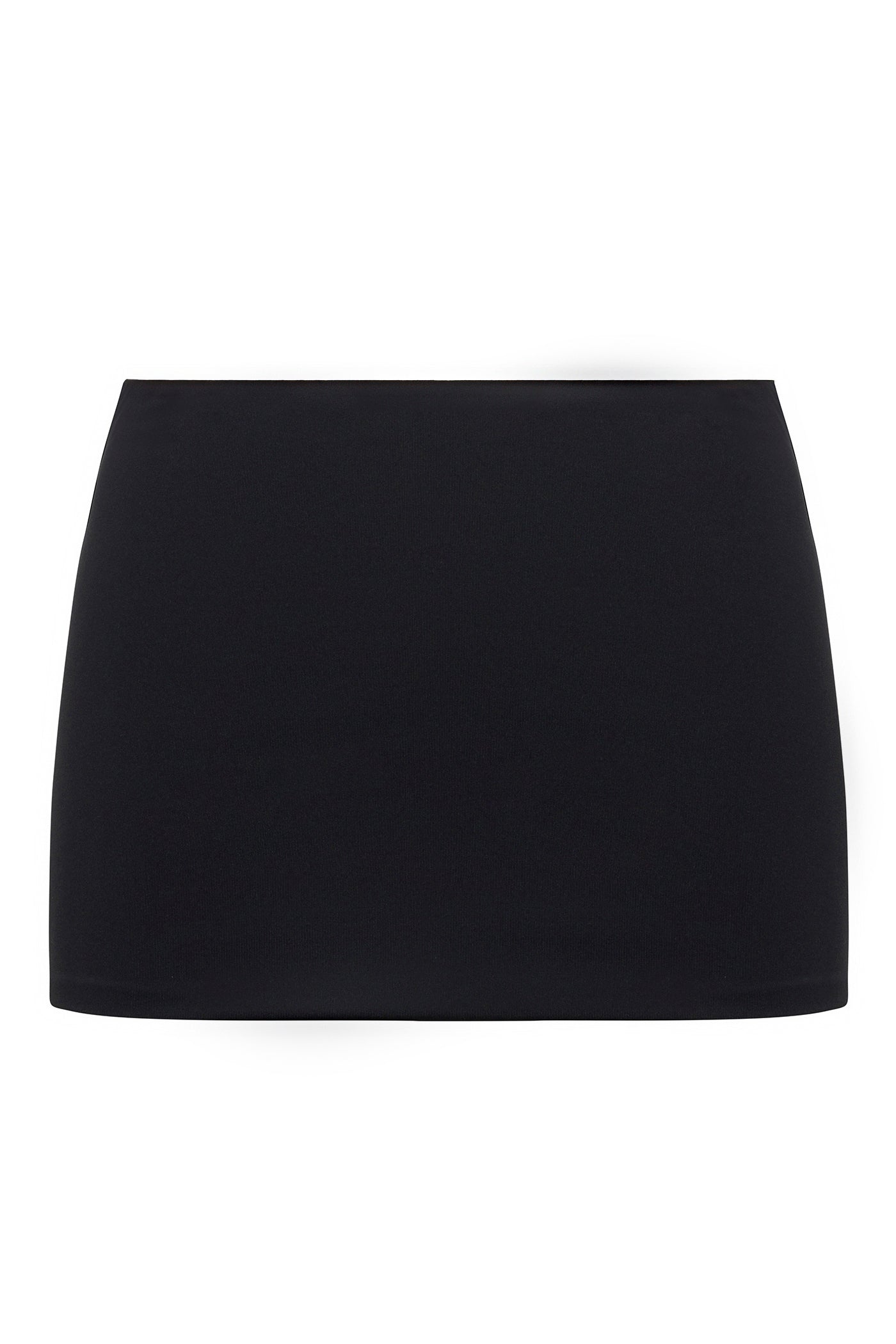 Contour Double Lined Mini Skirt - Black