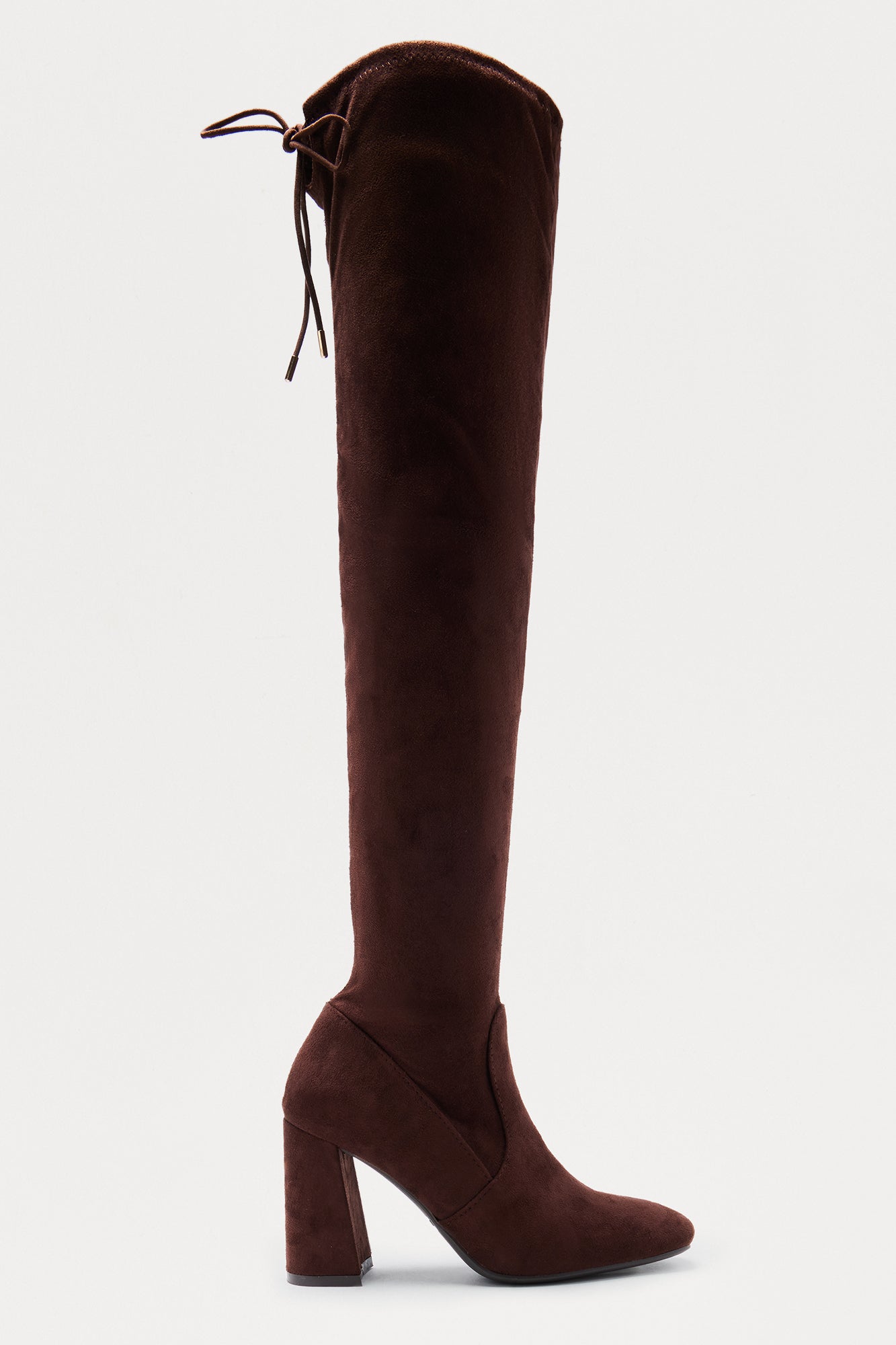 Milwaukee Thigh High Boots - Brown