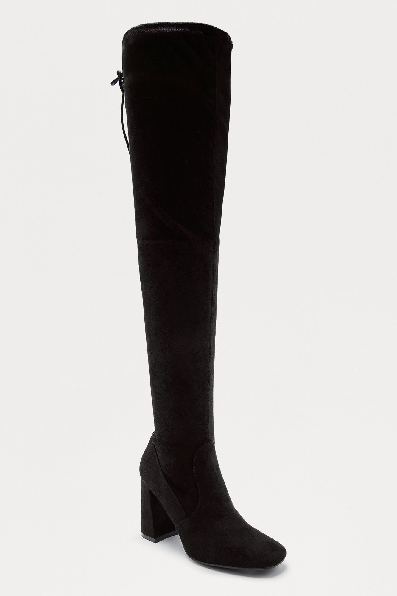 Milwaukee Thigh High Boots - Black