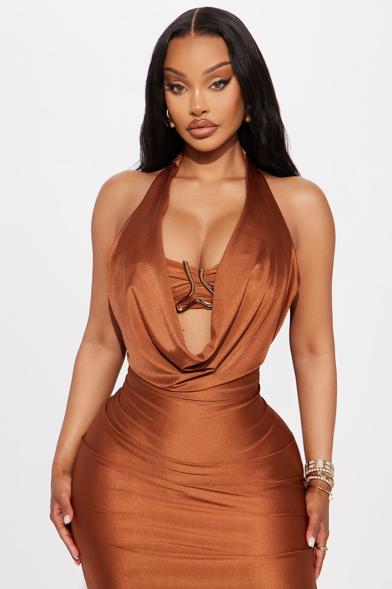 Beach Club Maxi Dress - Copper