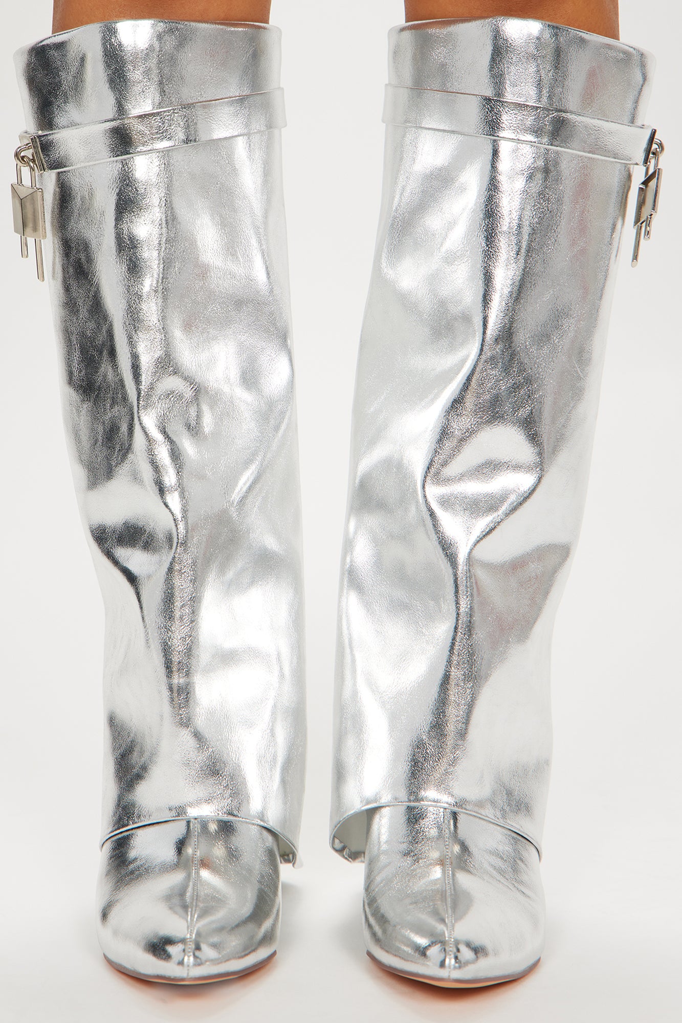 Big City Dreams Boots - Silver