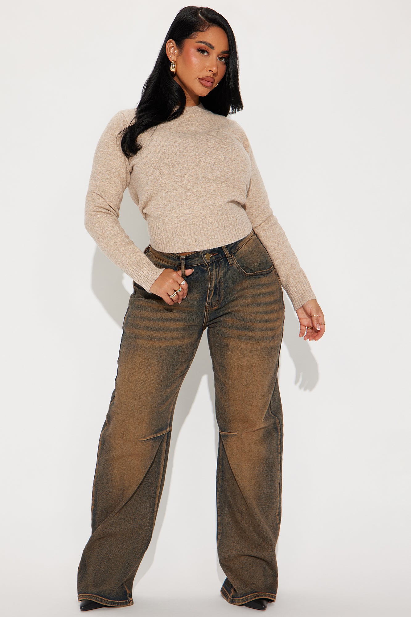 Fresh Air Sweater - Taupe