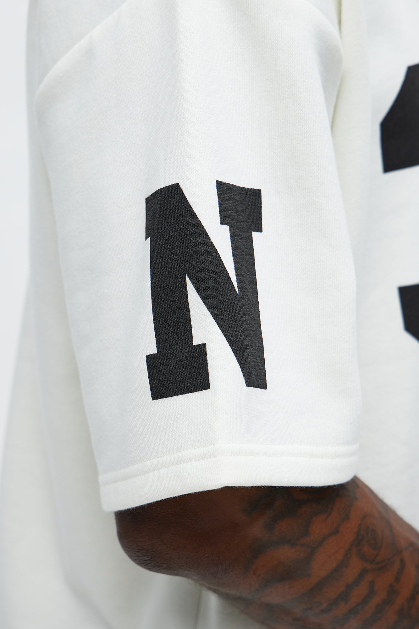 Athletic Oversized Tee - White