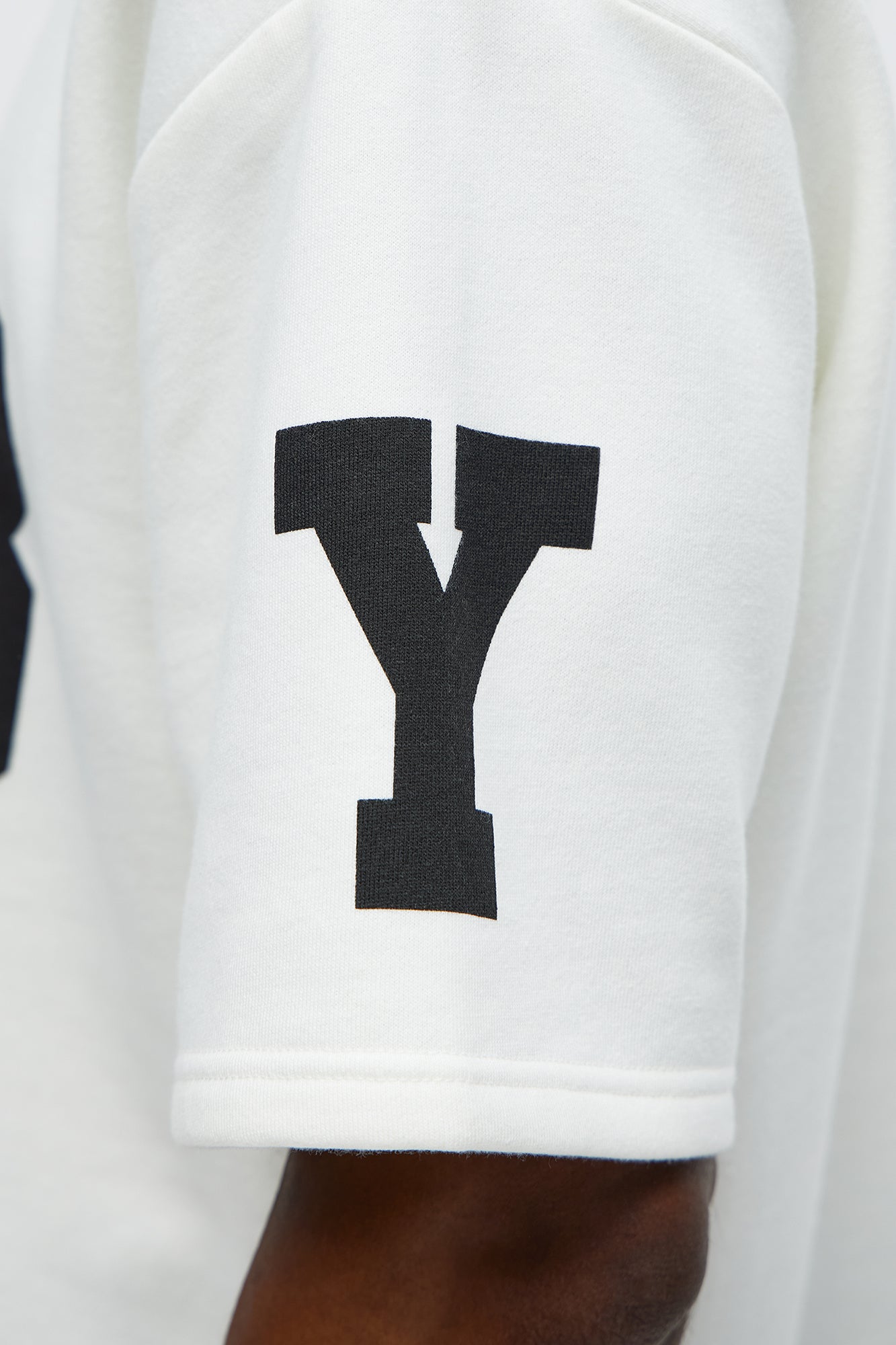 Athletic Oversized Tee - White