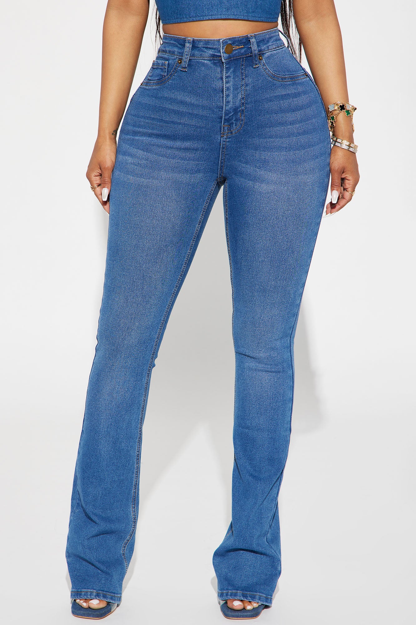 Tall Tucson Booty Lifting Stretch Bootcut Jeans - Medium Wash