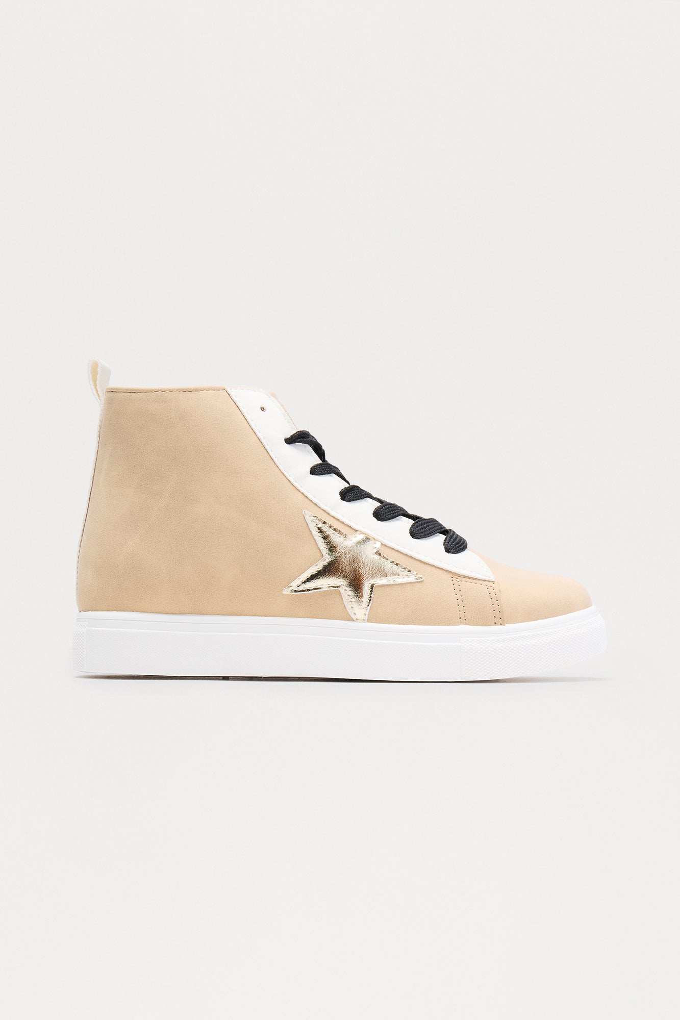 Mini Shining Like A Star High Top Sneaker - Beige