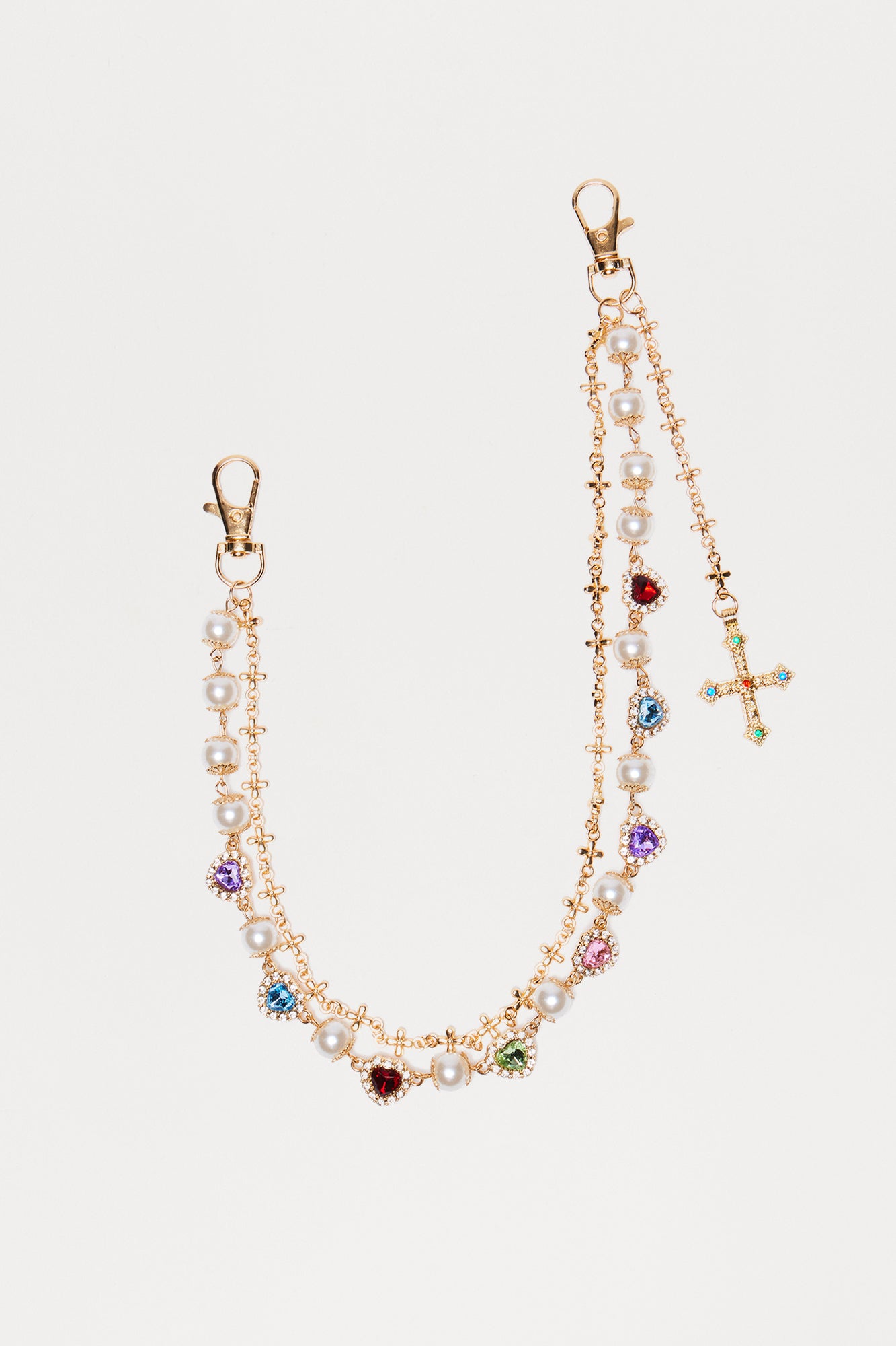Beautiful Sinner Pant Chain - Gold/Multi