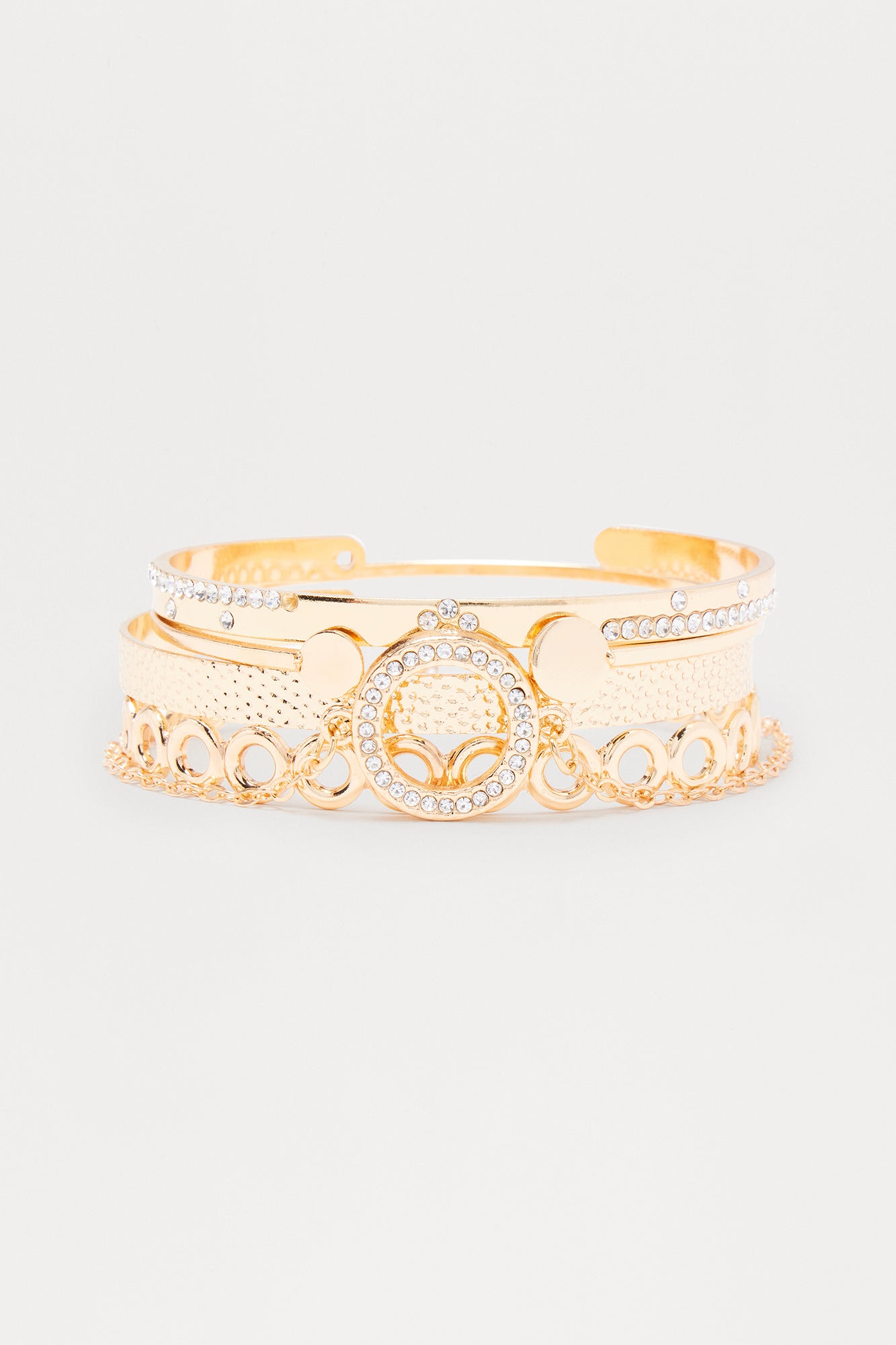 Better Together 5 Piece Bracelet Set - Gold