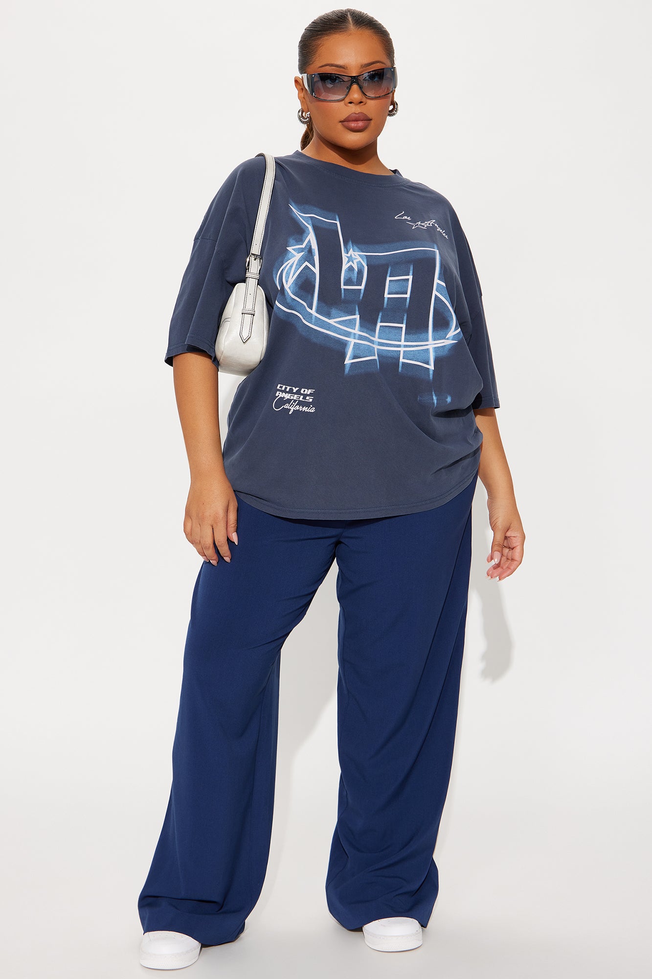 LA Washed Tee - Navy Wash
