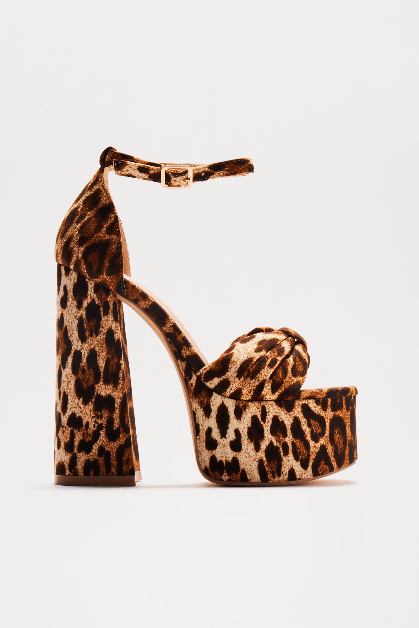 Kikie Ultra Platform Heels - Leopard