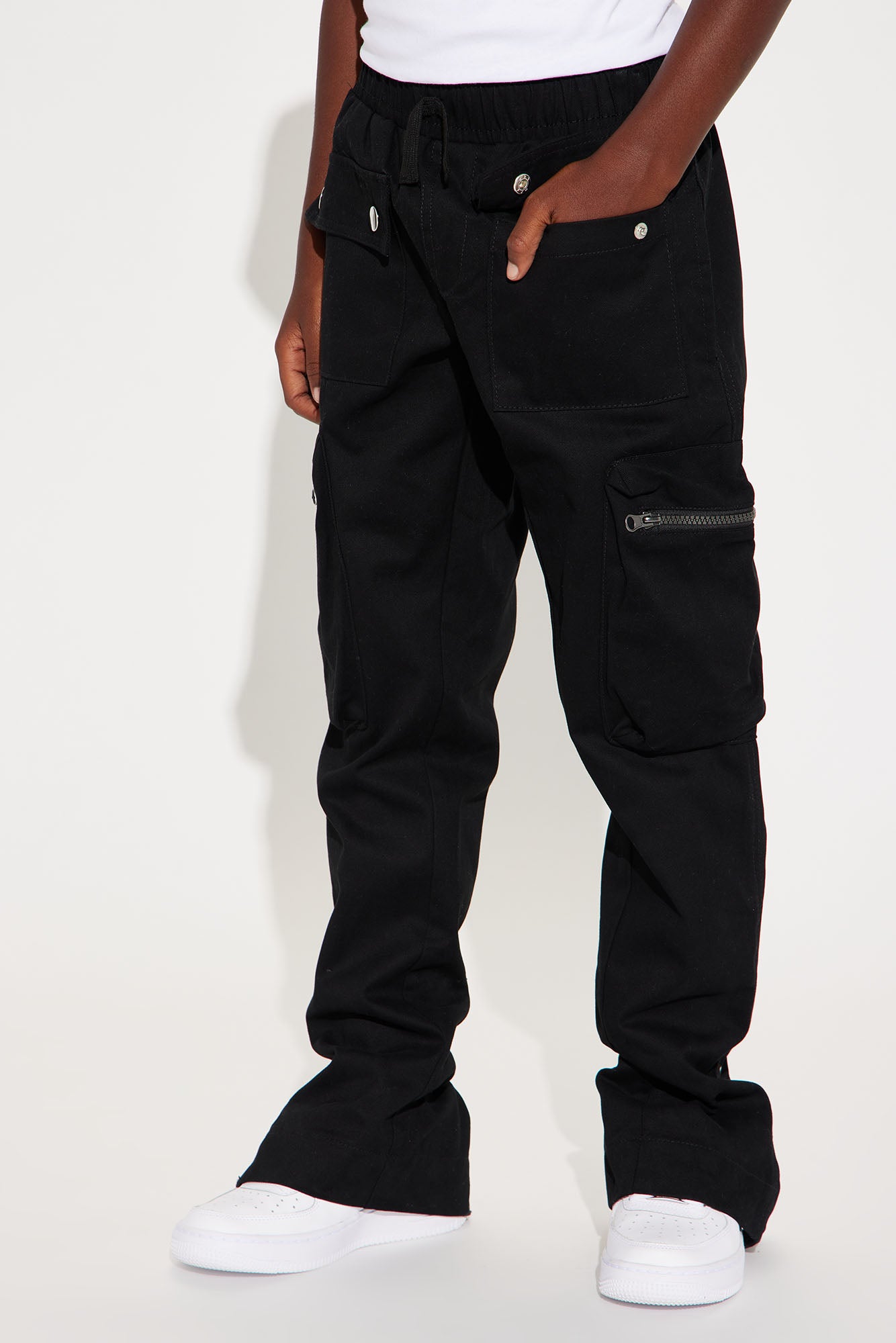 Mini Jackson Camo Cargo Pant - Black