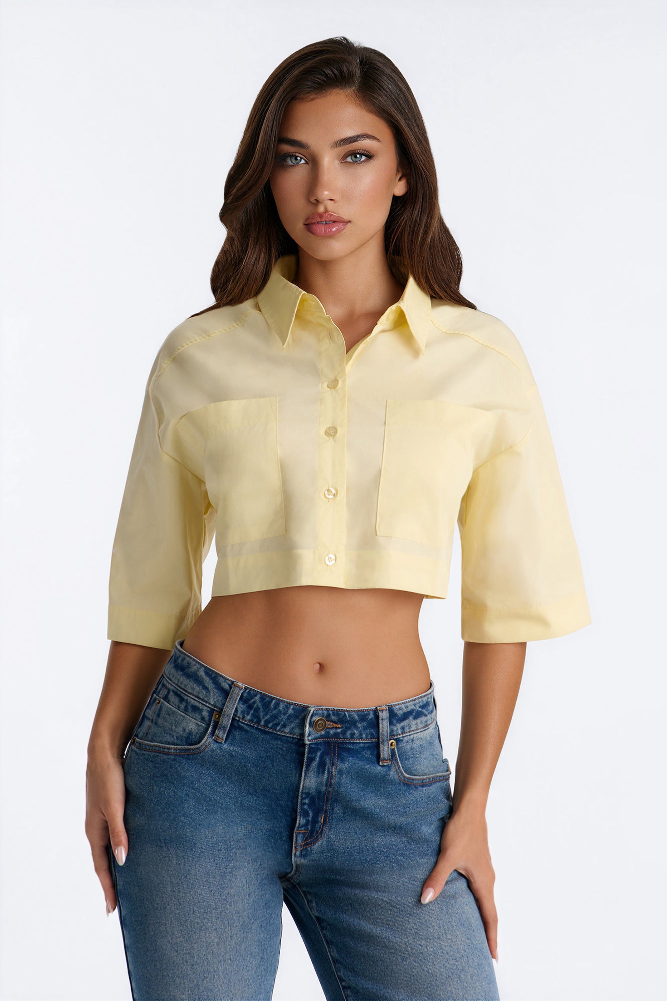 Busy Weekends Poplin Shirt - Butter Yellow