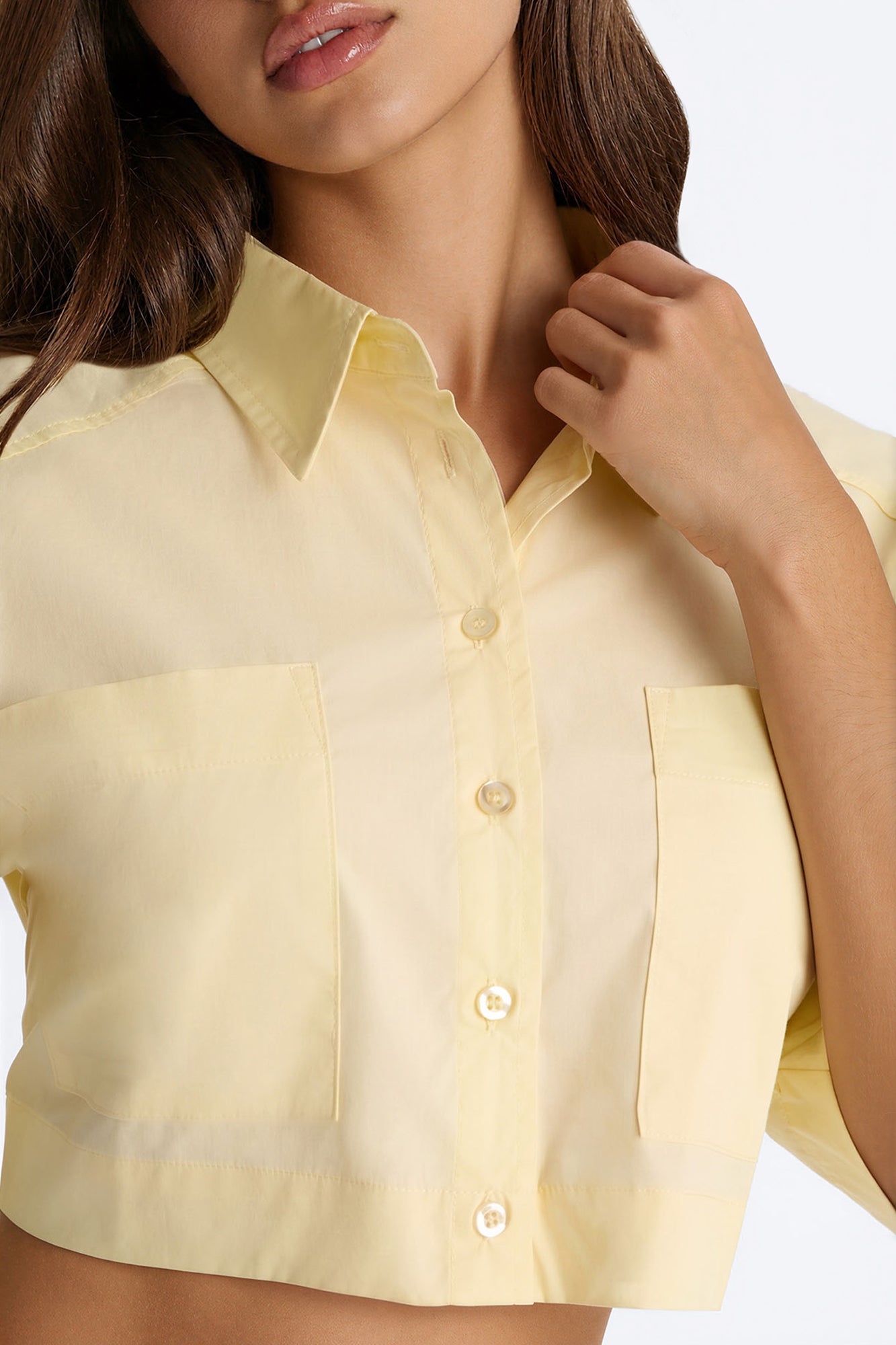 Busy Weekends Poplin Shirt - Butter Yellow