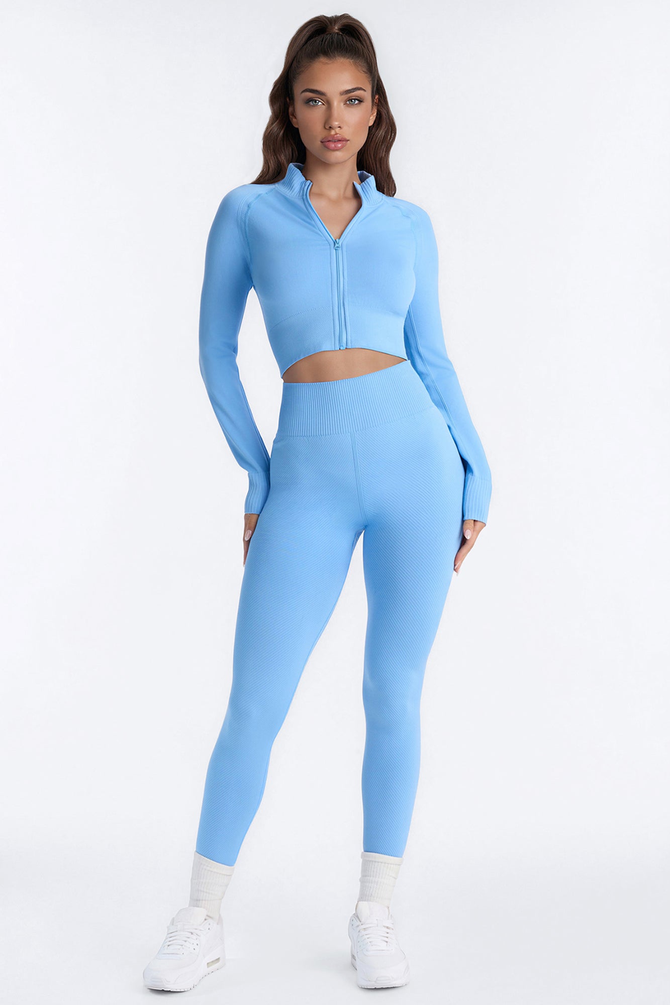 Kalani Seamless Pant Set - Blue