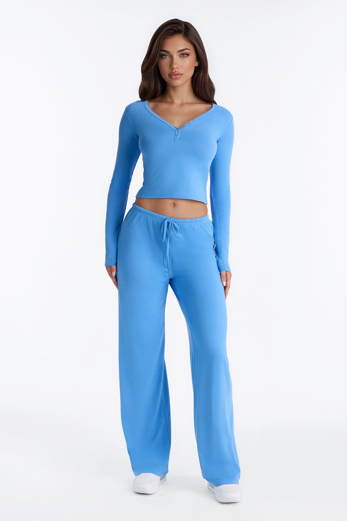 Lazy Morning Pant Set - Blue