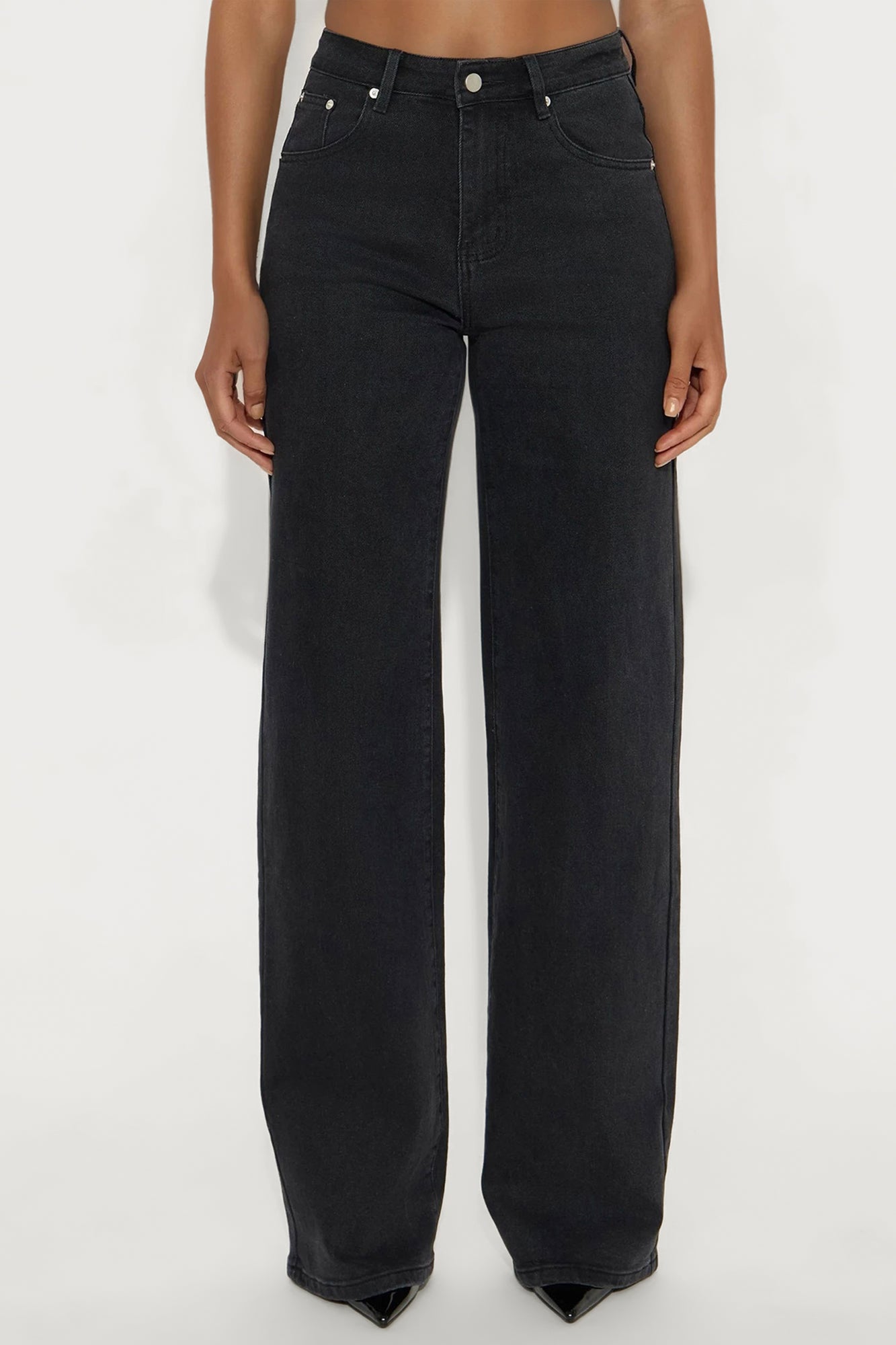 Tall Bonafide Basic Straight Leg Jeans - Black Wash