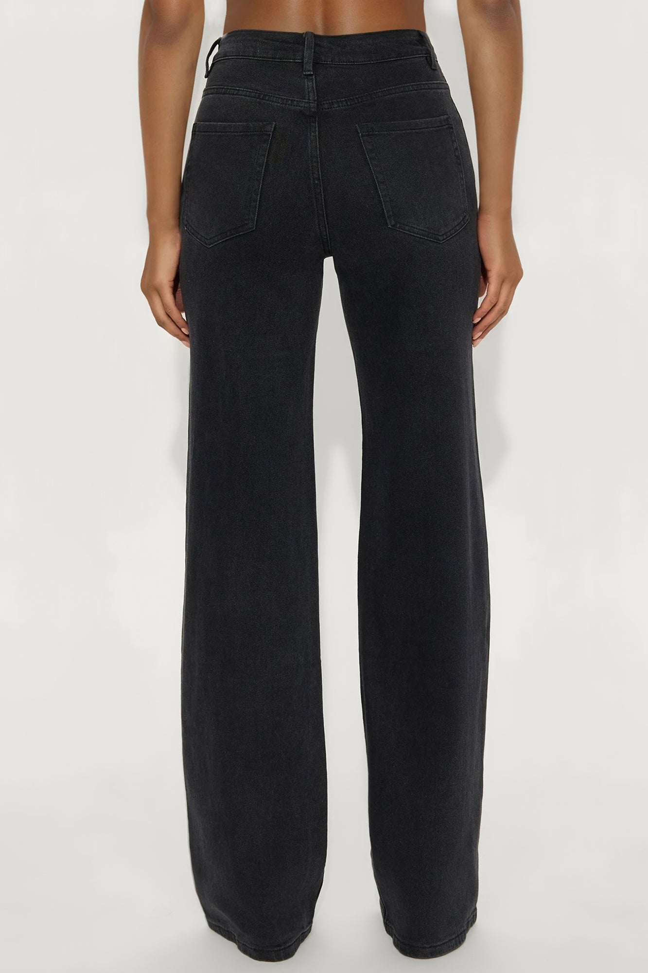 Tall Bonafide Basic Straight Leg Jeans - Black Wash