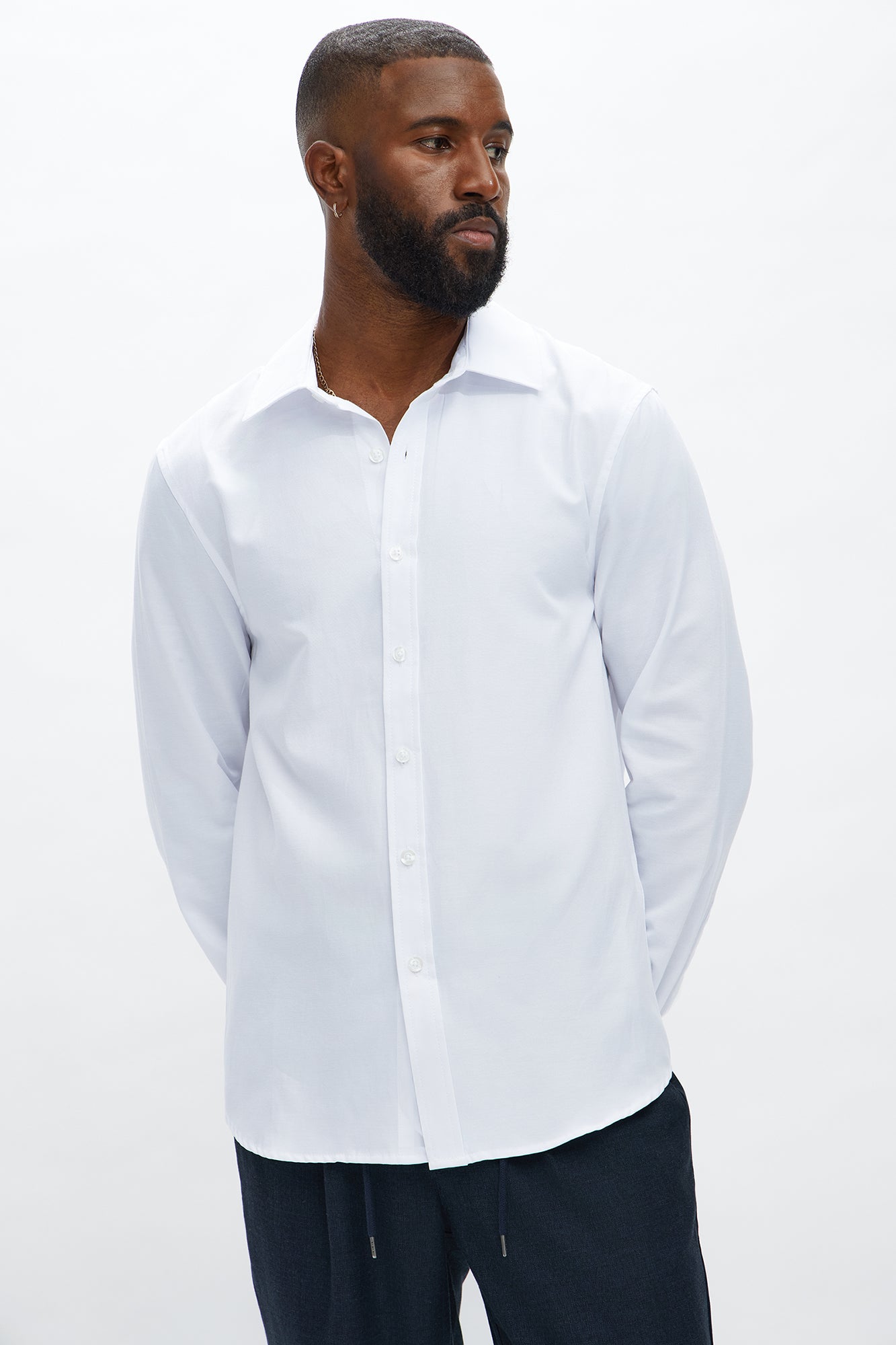 Oxford Long Sleeve Shirt - White