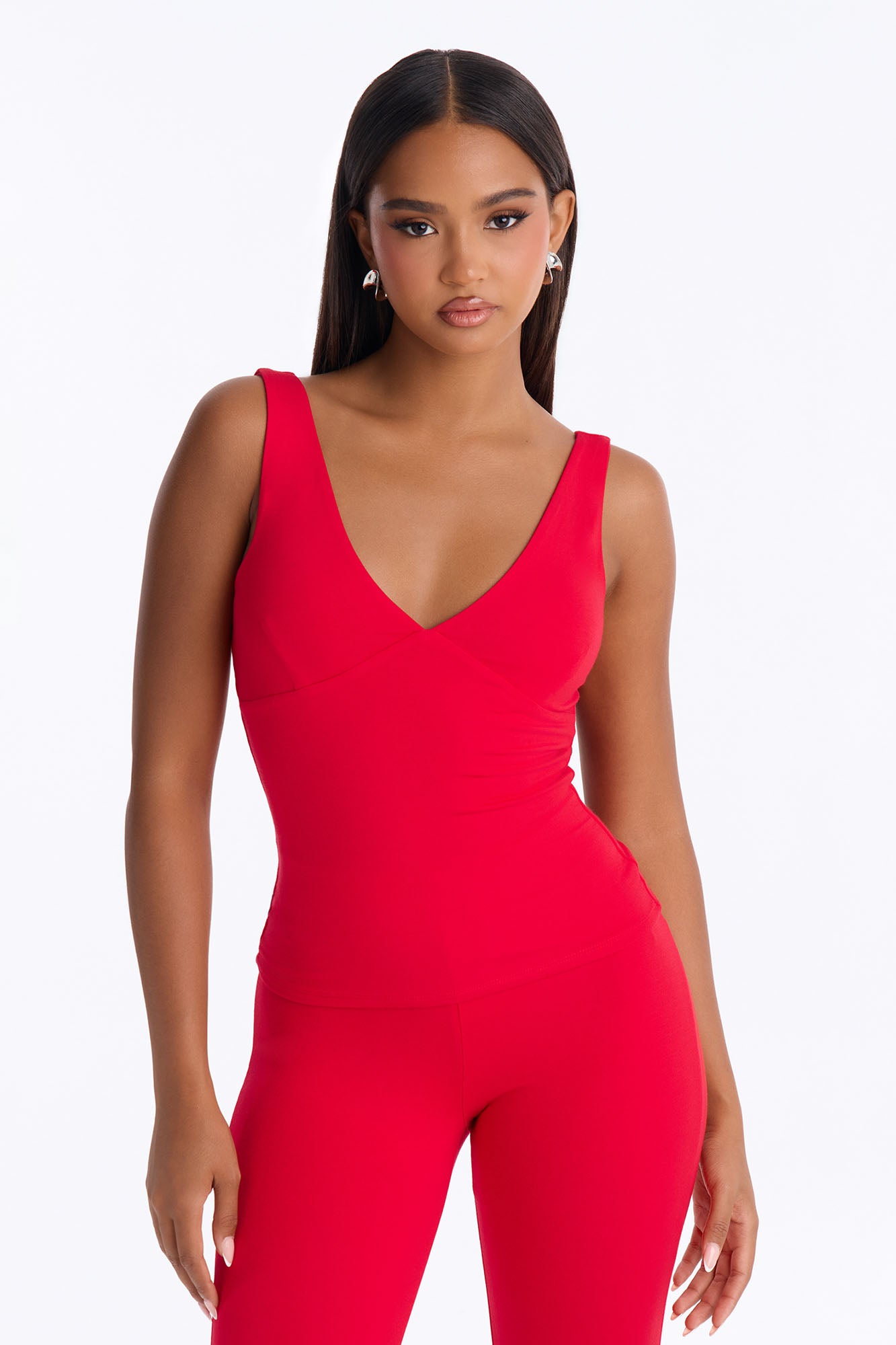 Arcadia Premium Modal Tank Top - Red