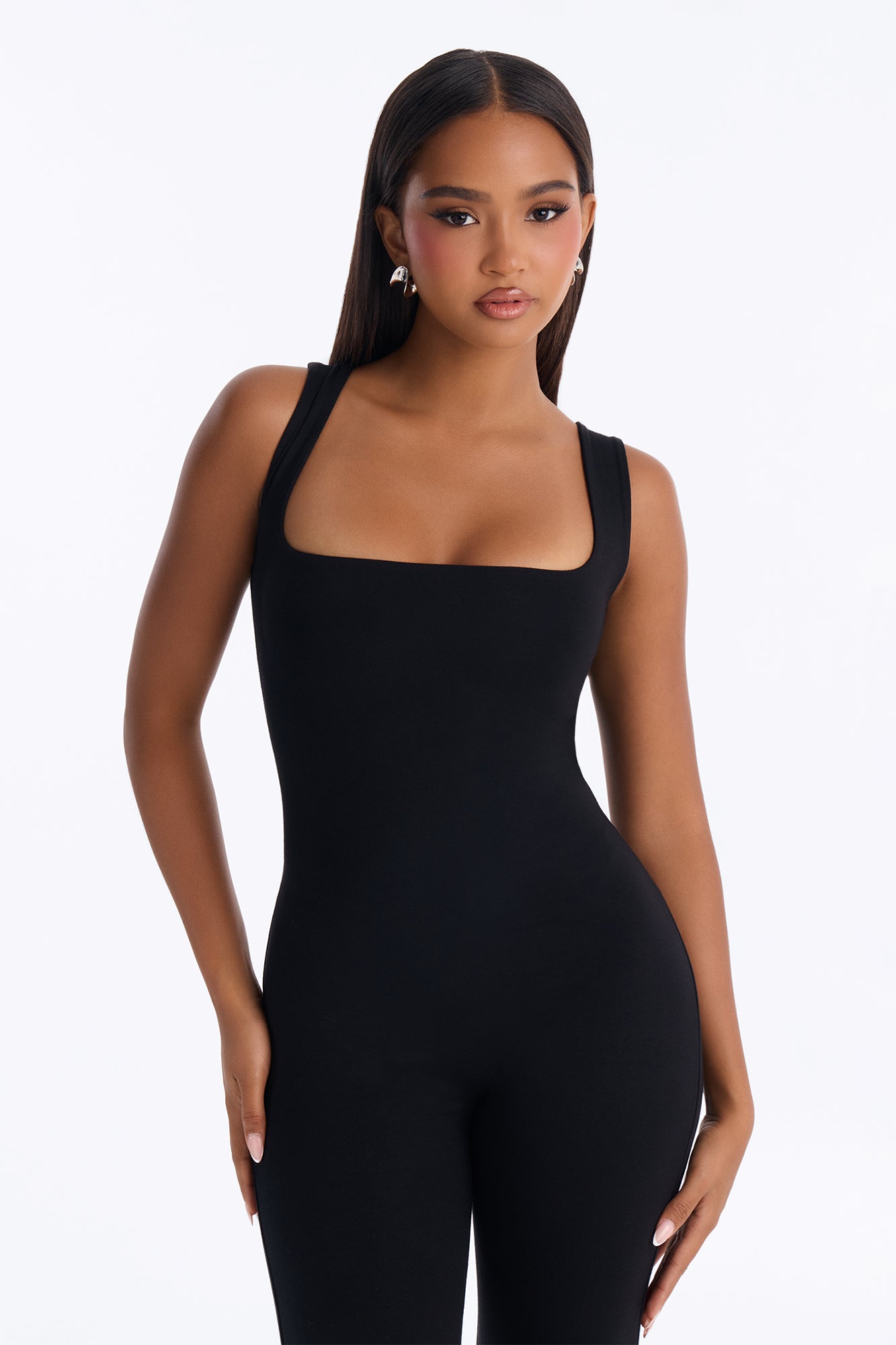Shelly Premium Modal Jumpsuit - Black