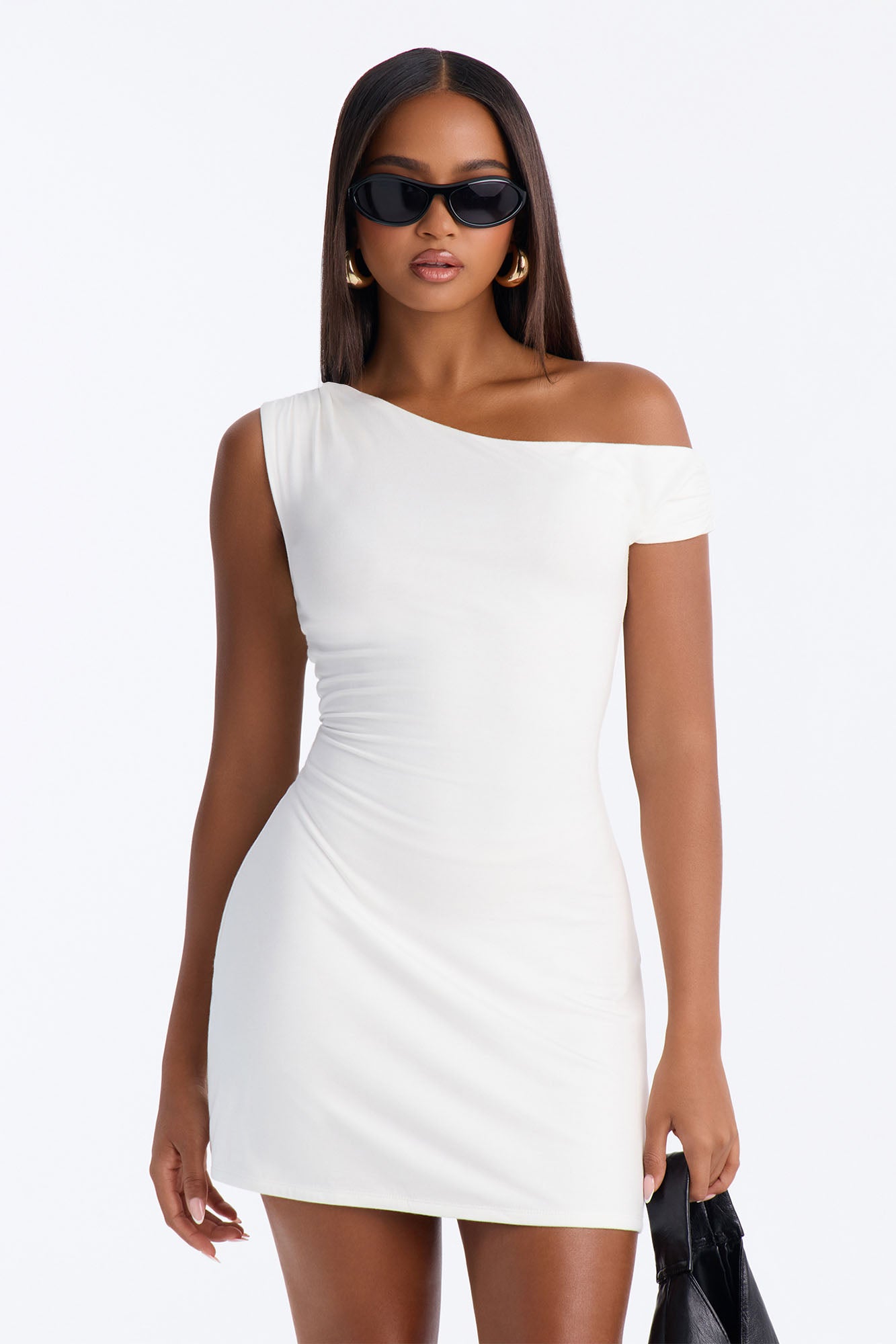 Jordan Premium Modal Mini Dress - White