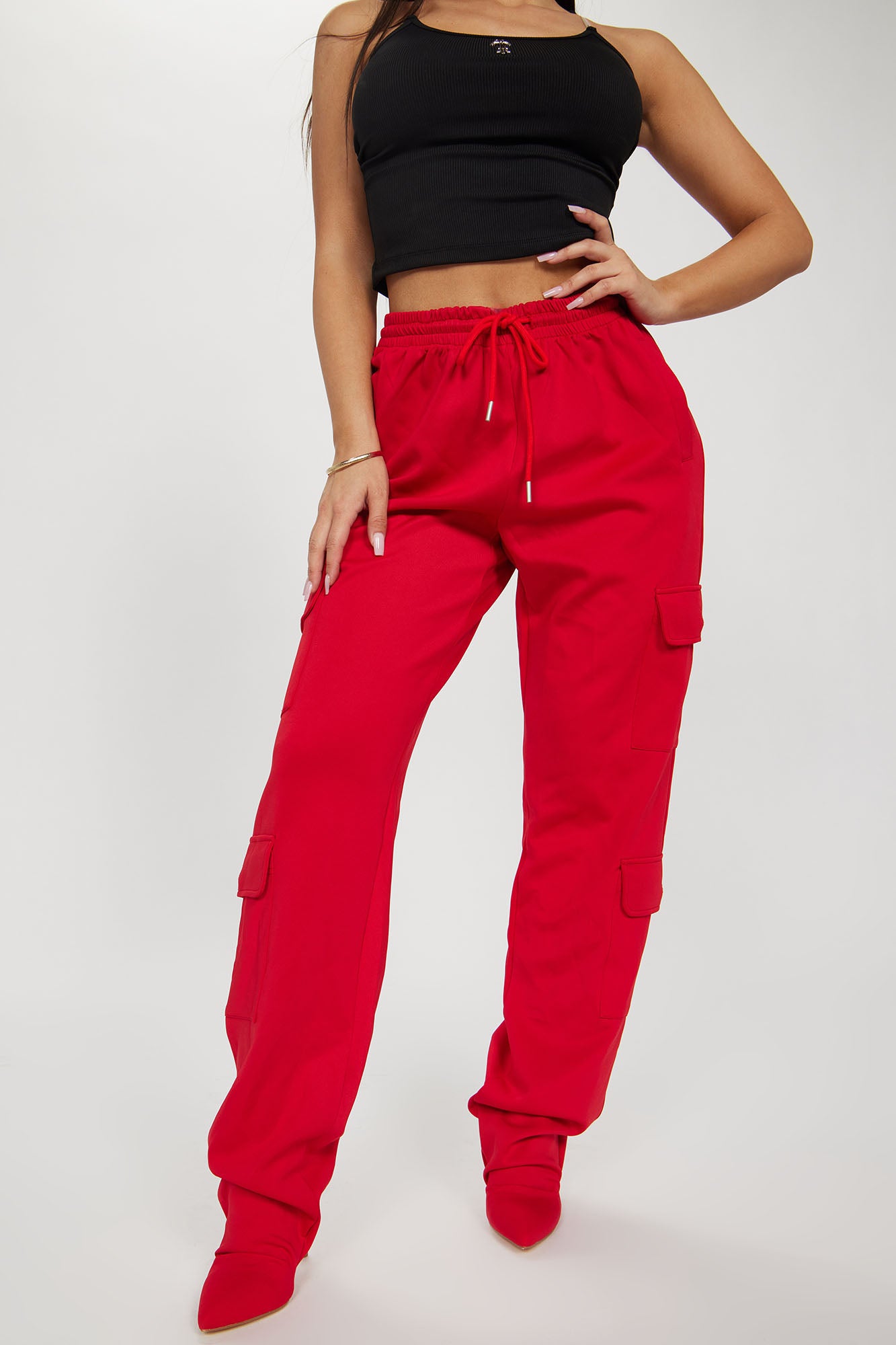 Roxy Pant Boots - Red