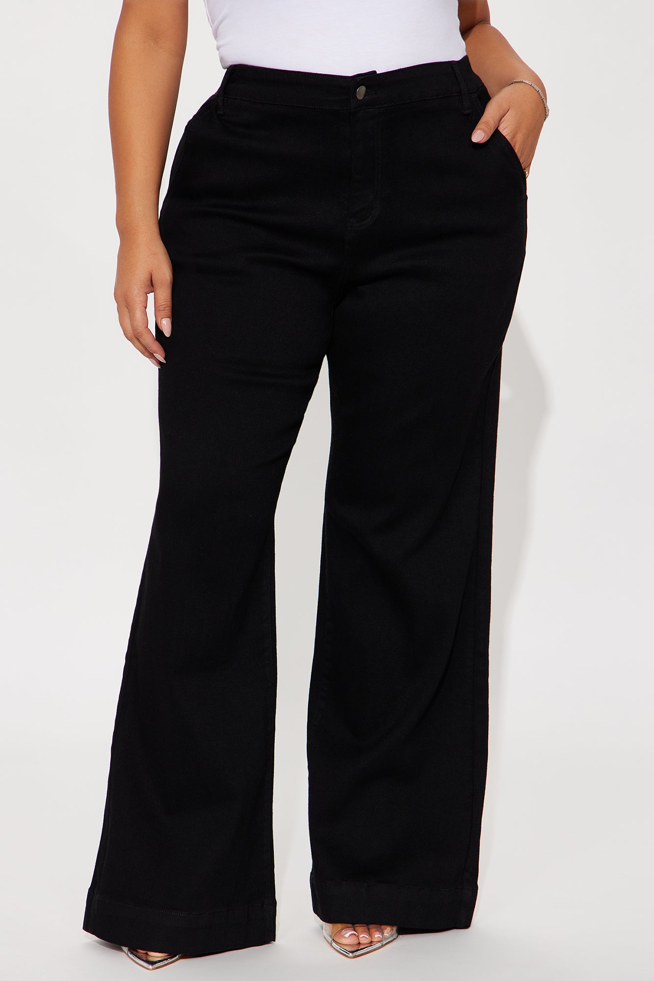 Margot Stretch Trouser Jeans - Black