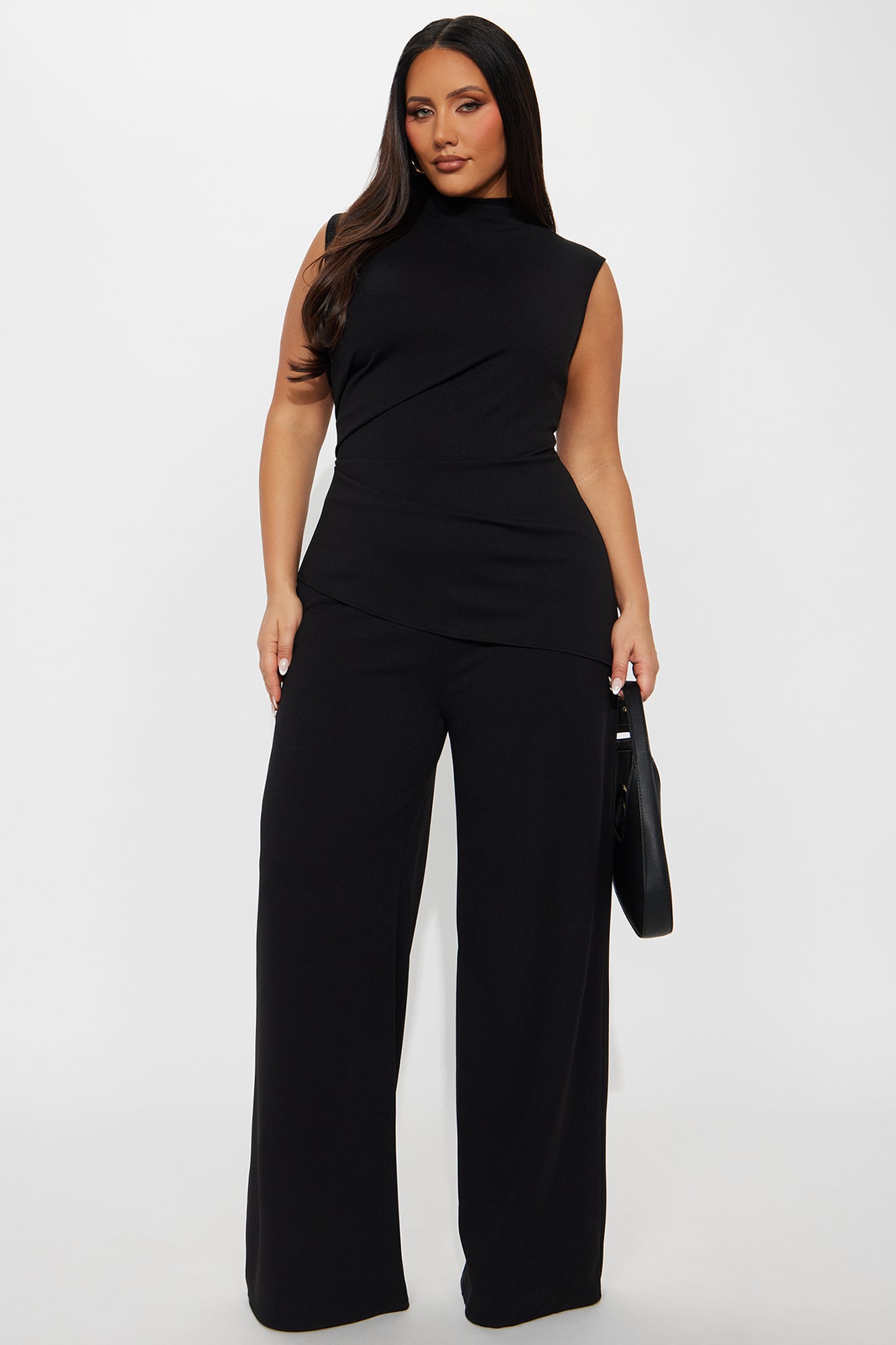 Cielo Wide Leg Jumpsuit - Black