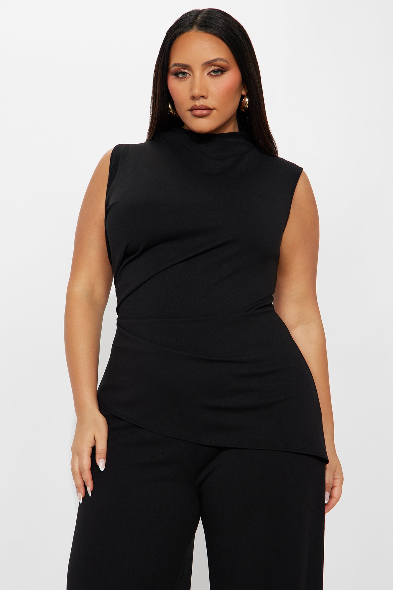 Cielo Wide Leg Jumpsuit - Black