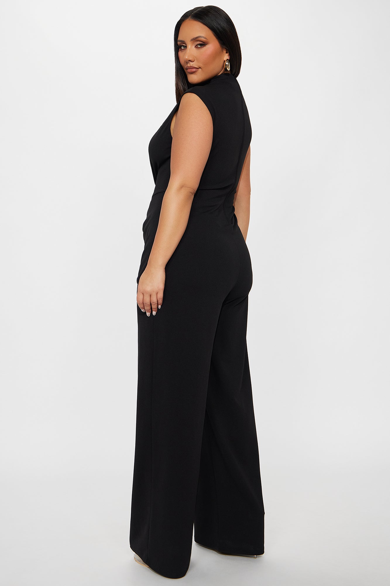 Cielo Wide Leg Jumpsuit - Black