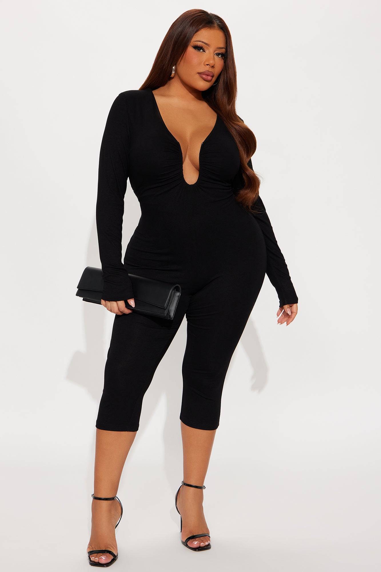 Sensual Club Jumpsuit - Black