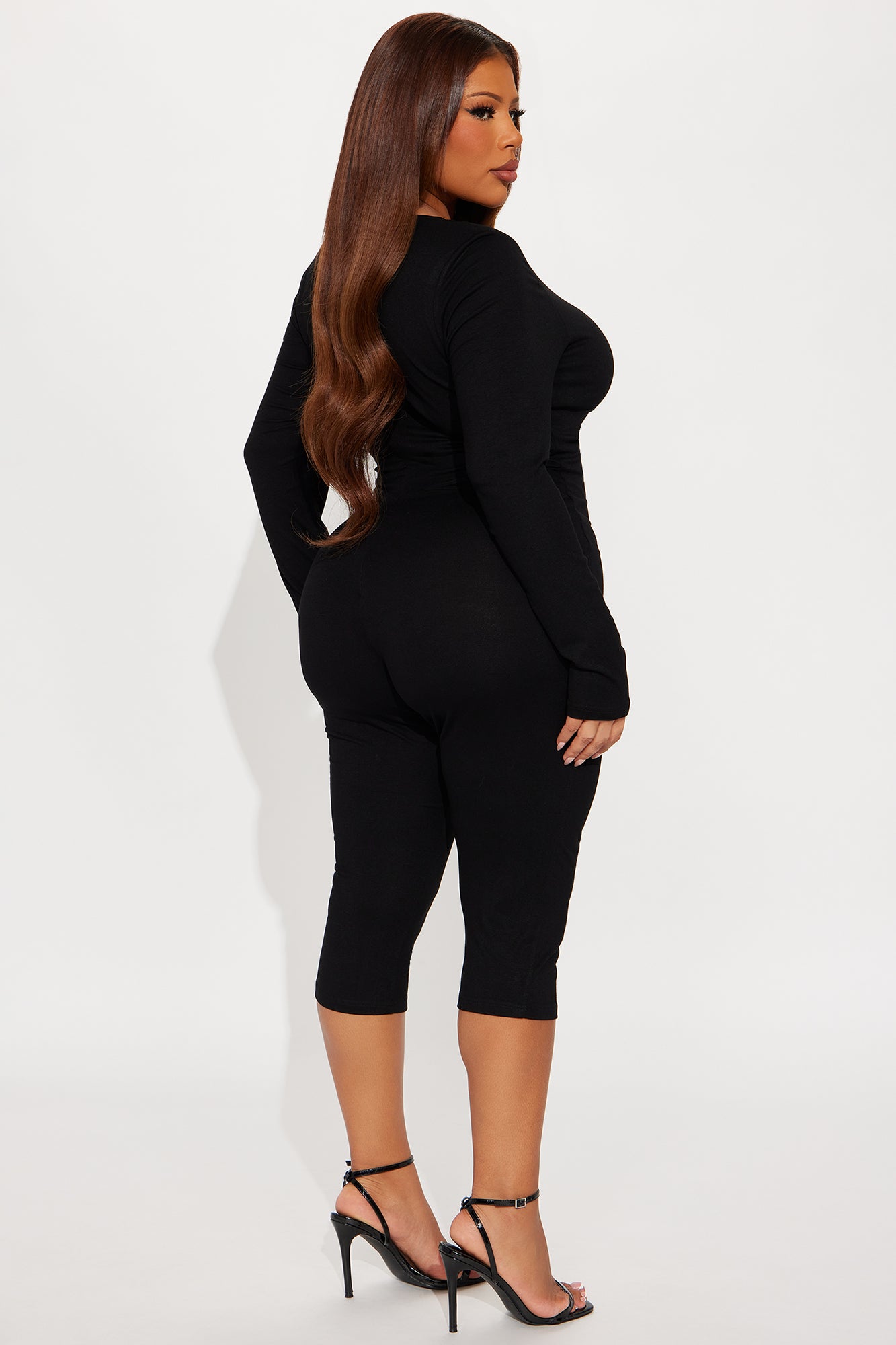 Sensual Club Jumpsuit - Black