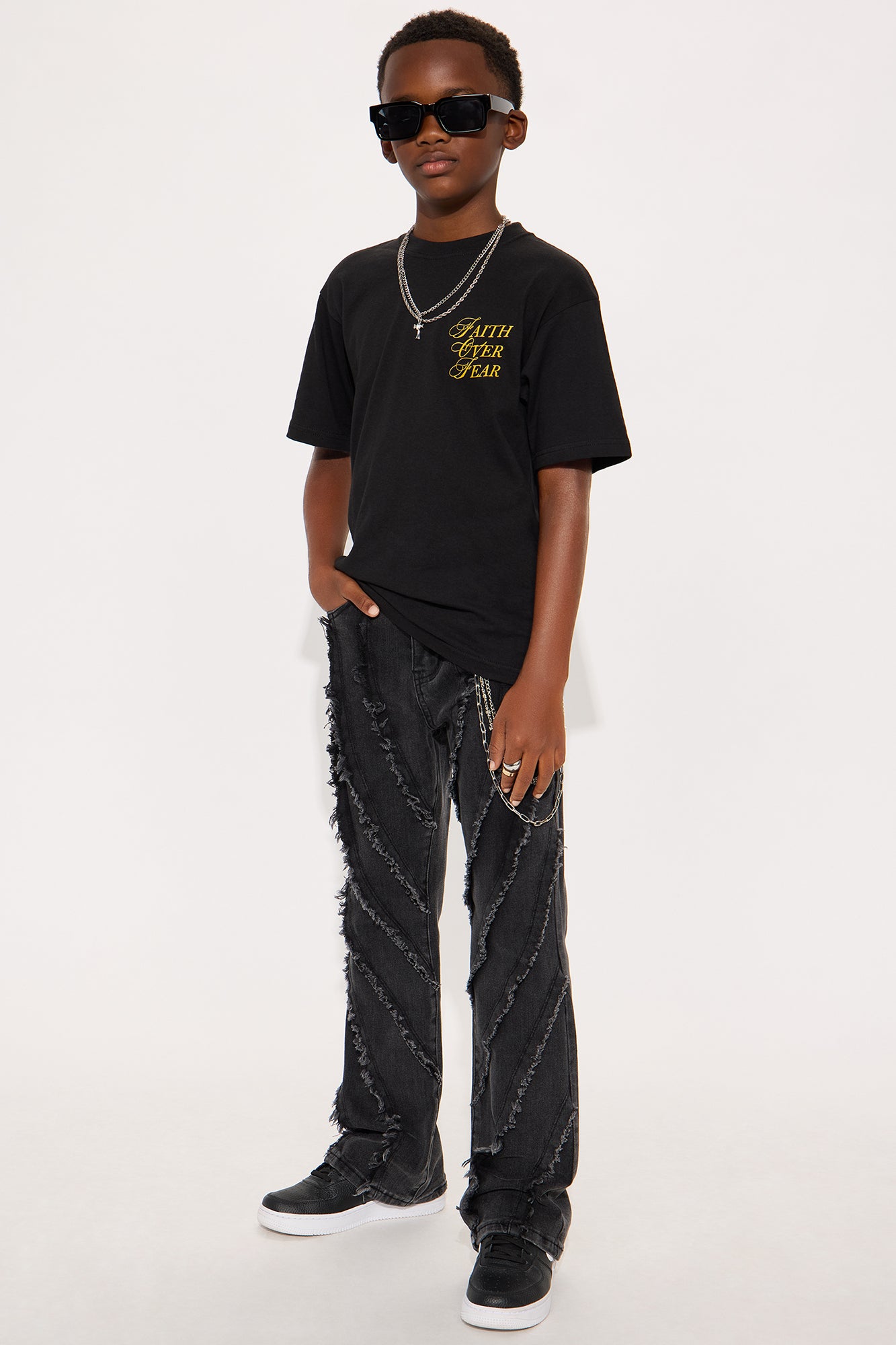 Mini Everchanging Flare Jeans - Black Wash