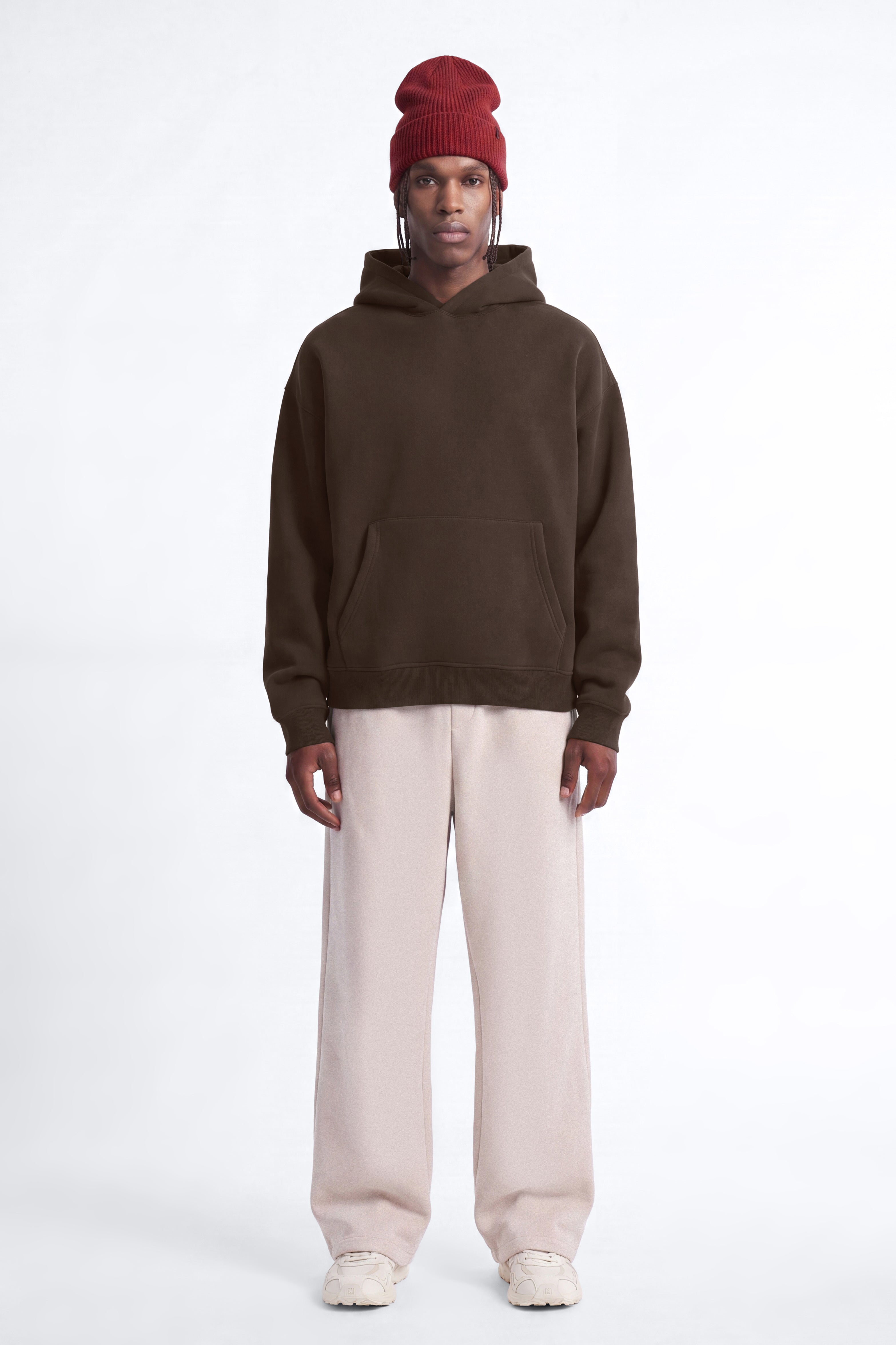 410 Oversized Hoodie - Brown