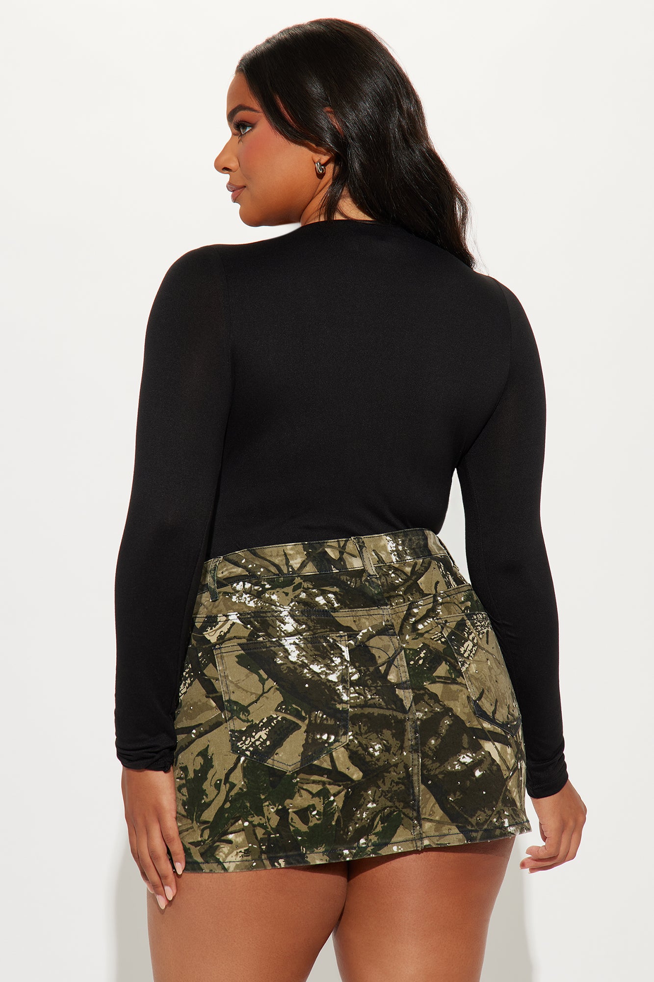 Myra Double Lined Bodysuit - Black