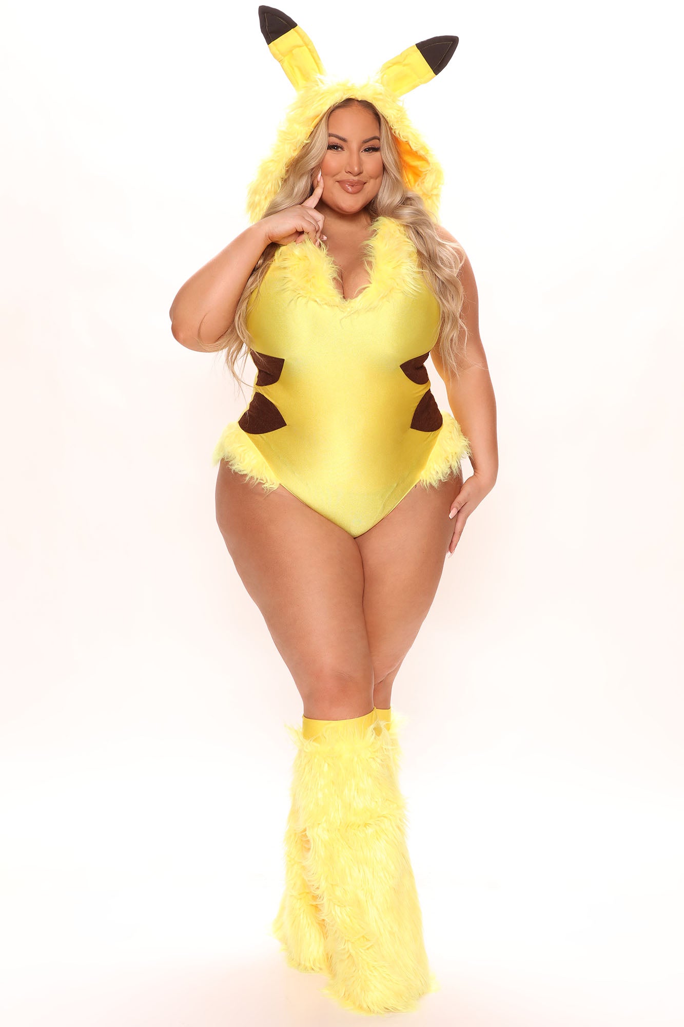 Lightning Cutie 2 Piece Costume Set - Yellow/combo