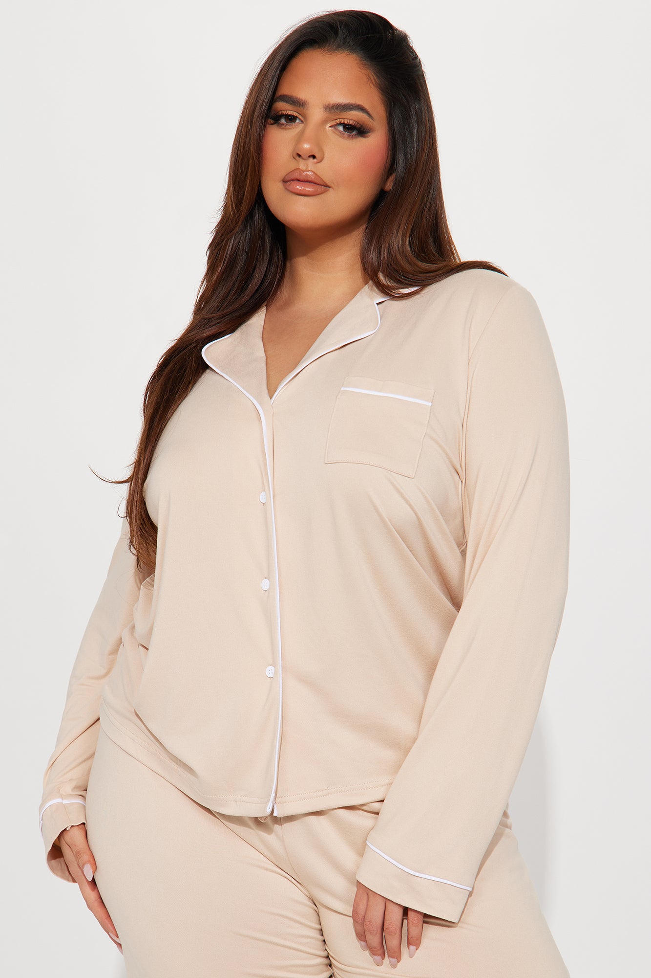 Relax With Me PJ Pant Set - Nude