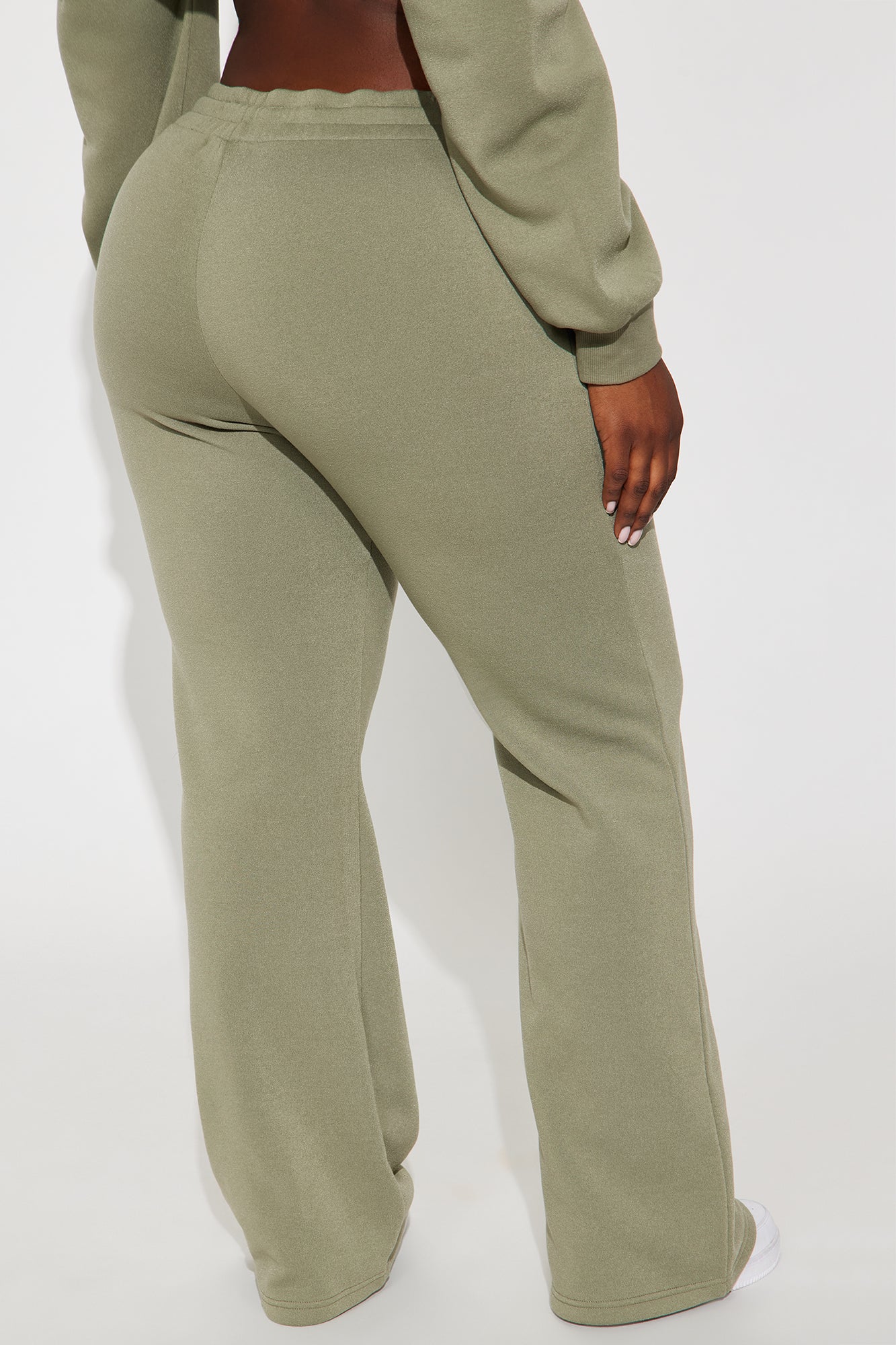 Candice Lounge Flare Pant - Olive