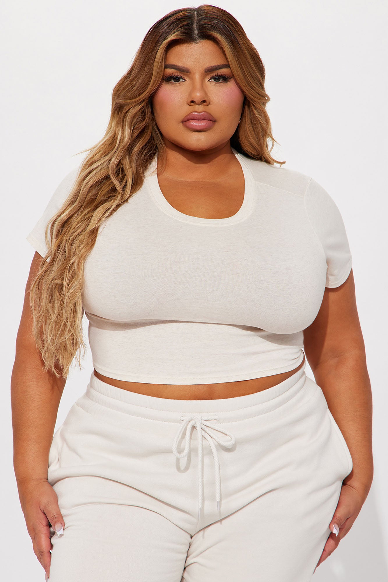 Robin Crop Top - Oatmeal