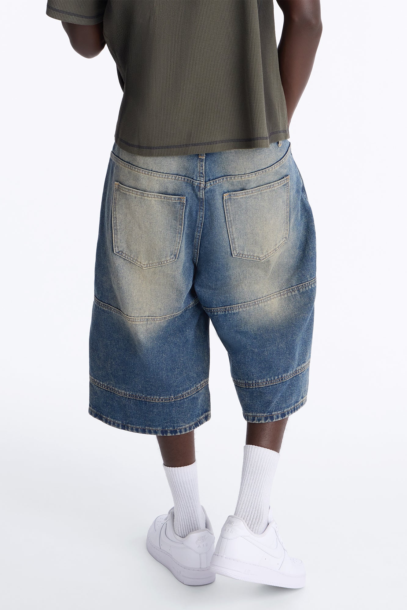All Day Denim Baggy Denim Short - Medium Wash